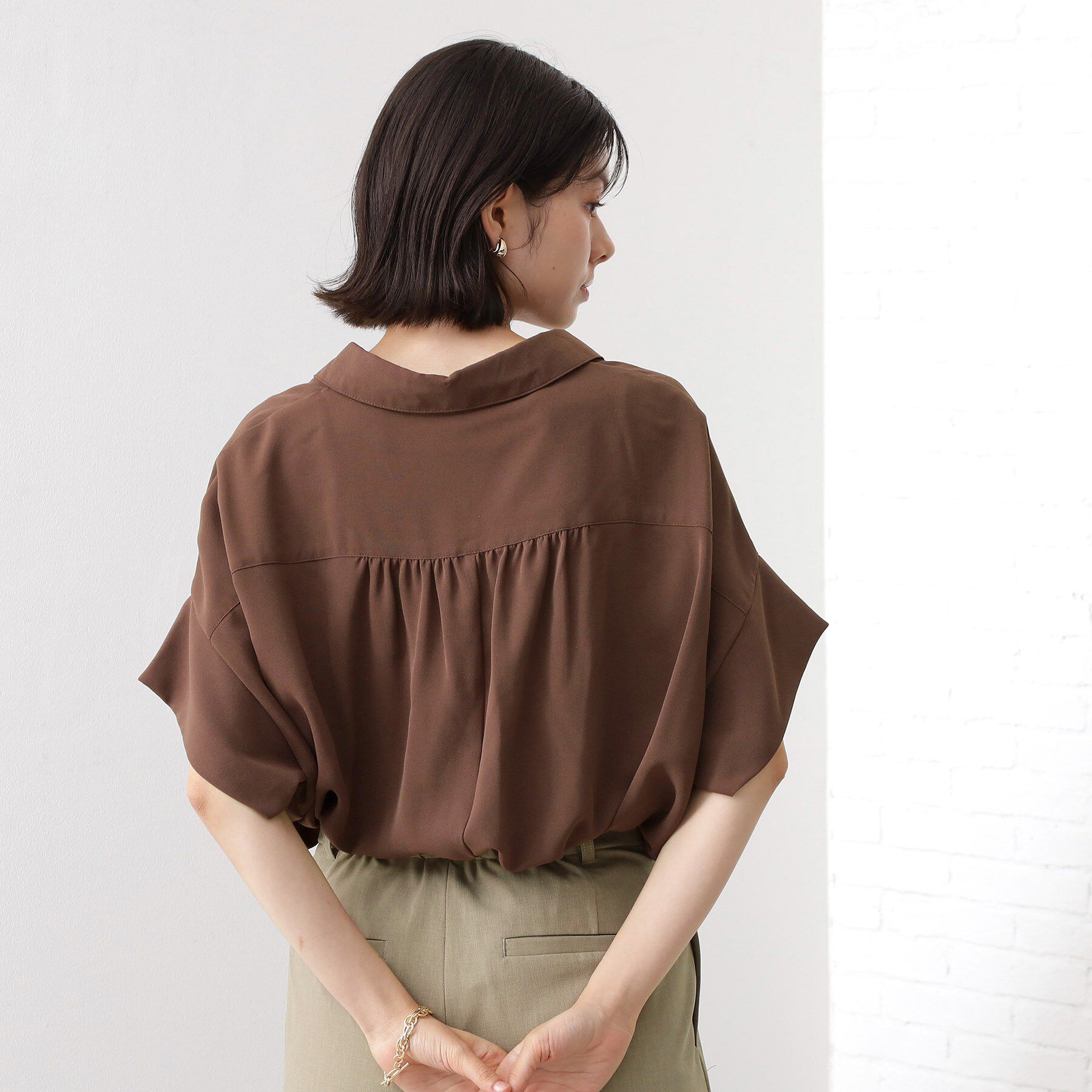 THE SHOP TK「【インしなくても決まる】スキッパーシャツ/接触冷感/防シワ/速乾」|シャツ・ブラウス|