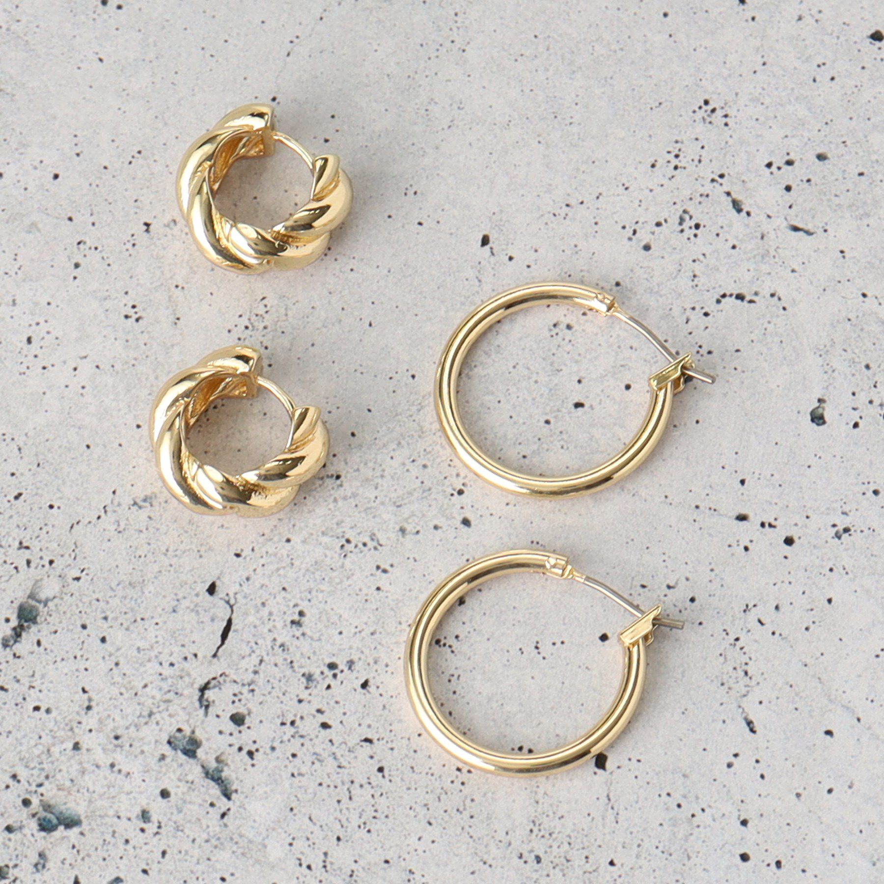 THE SHOP TK「2ペアピアス」|ピアス|ゴールド(107)