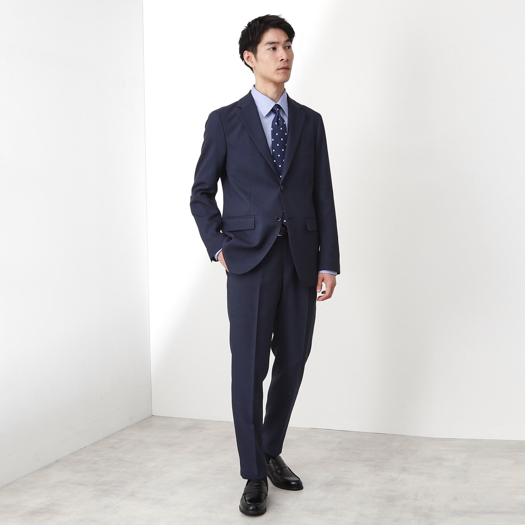 THE SHOP TK「バーズアイジャケット 【洗濯機OK/セットアップ可】」|テーラードジャケット|