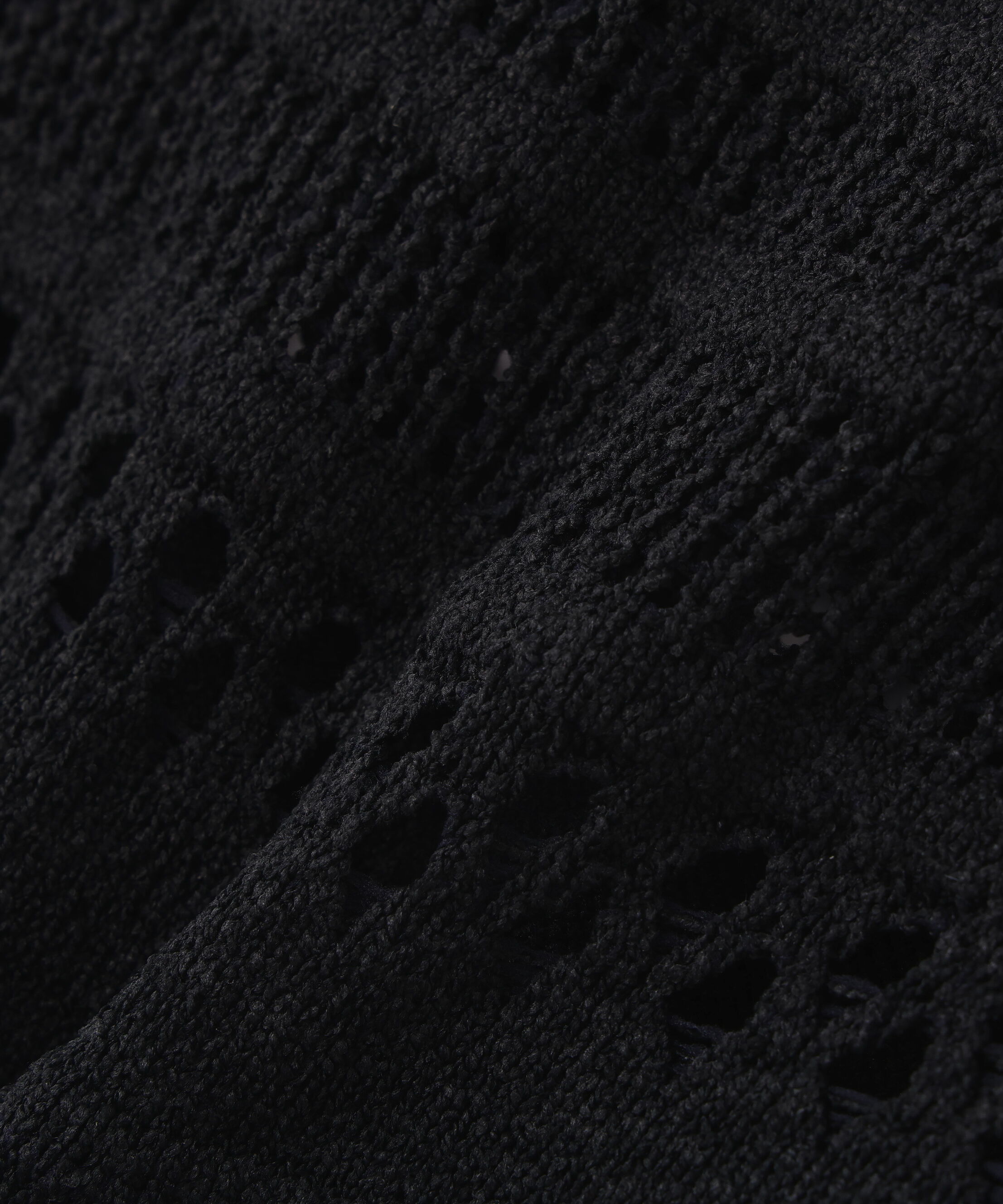  「透かし編みリボンスリーブニット」|ニット・セーター|