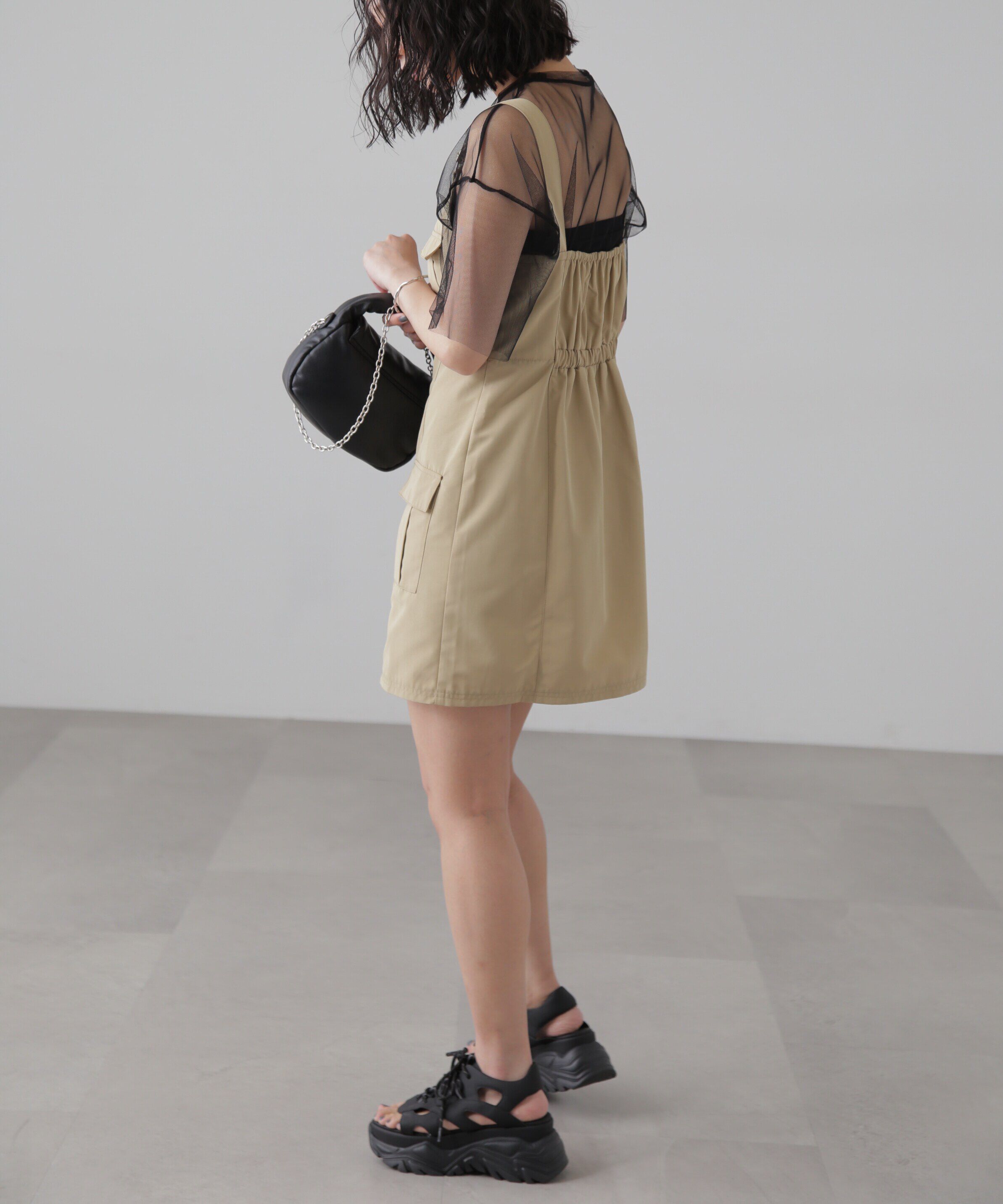  「チュール&times;ロゴTシャツ」|Tシャツ・カットソー|