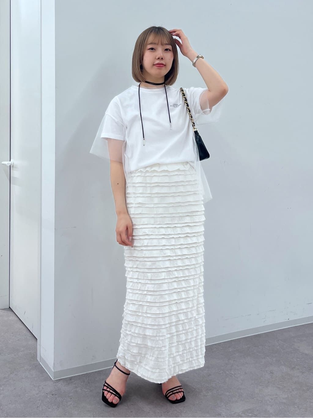  「チュール&times;ロゴTシャツ」|Tシャツ・カットソー|