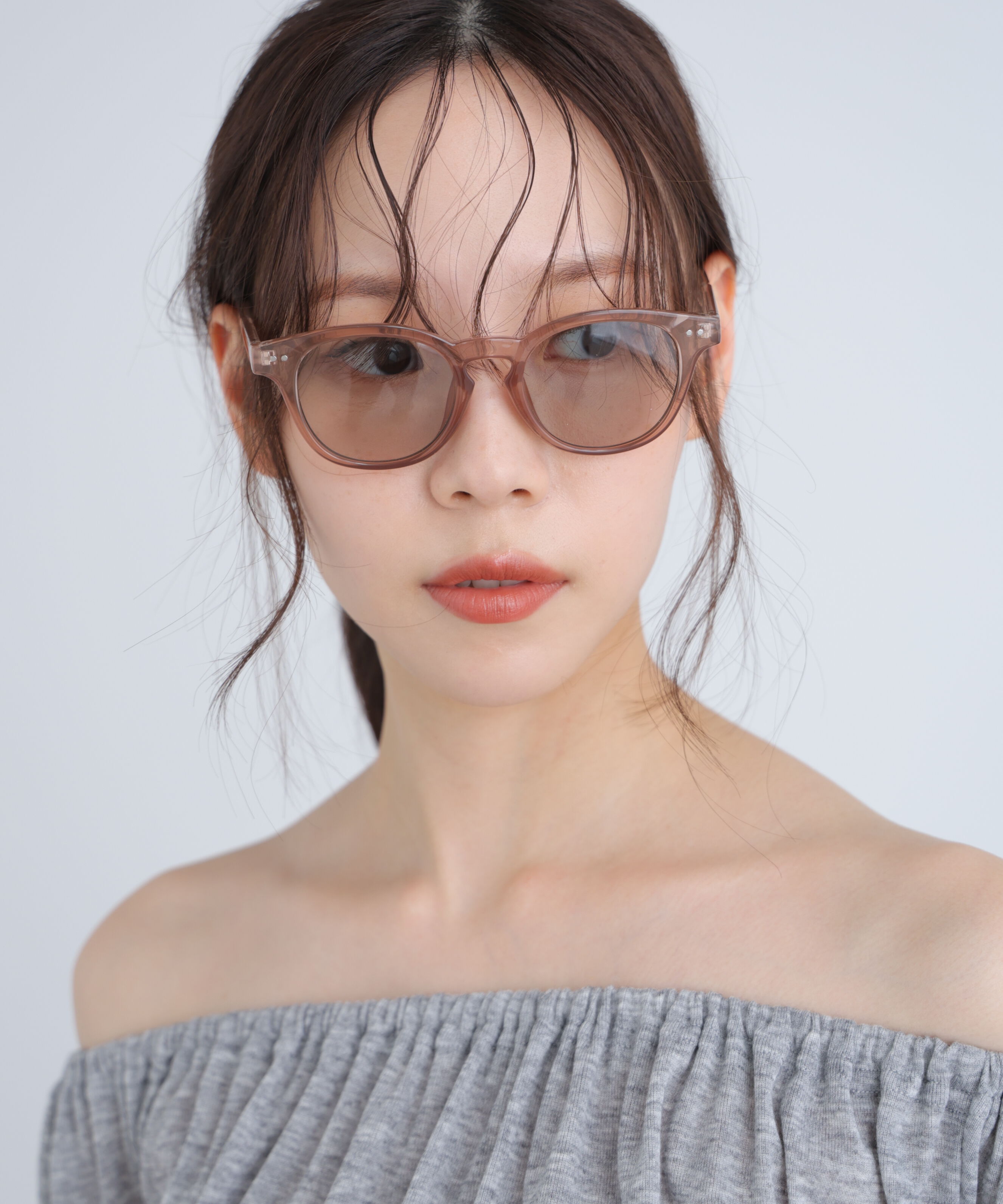  「ボストンサングラス」|ハンカチ|ベージュ