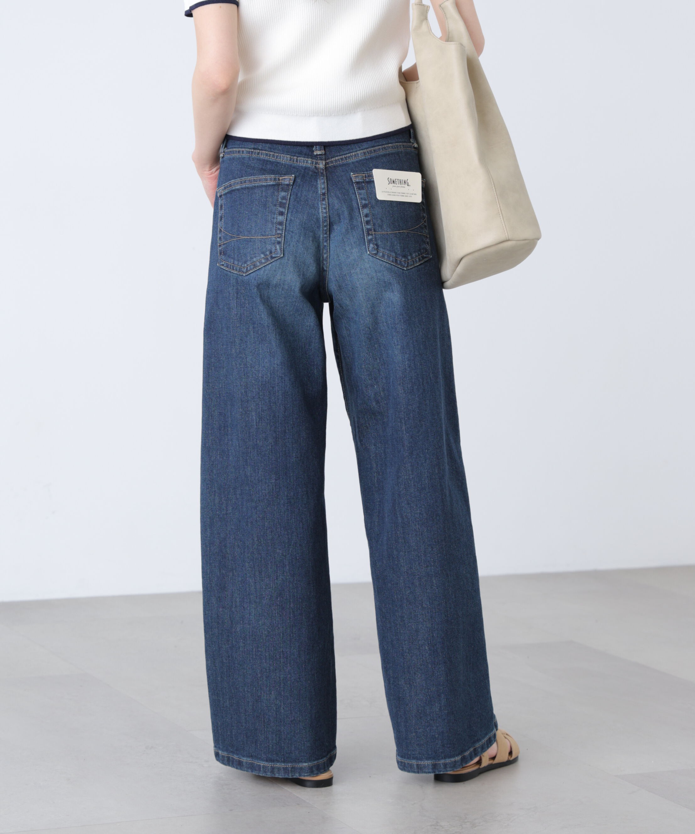  「〈SOMETHING〉LISAワイドデニムパンツ XS別注」|その他|