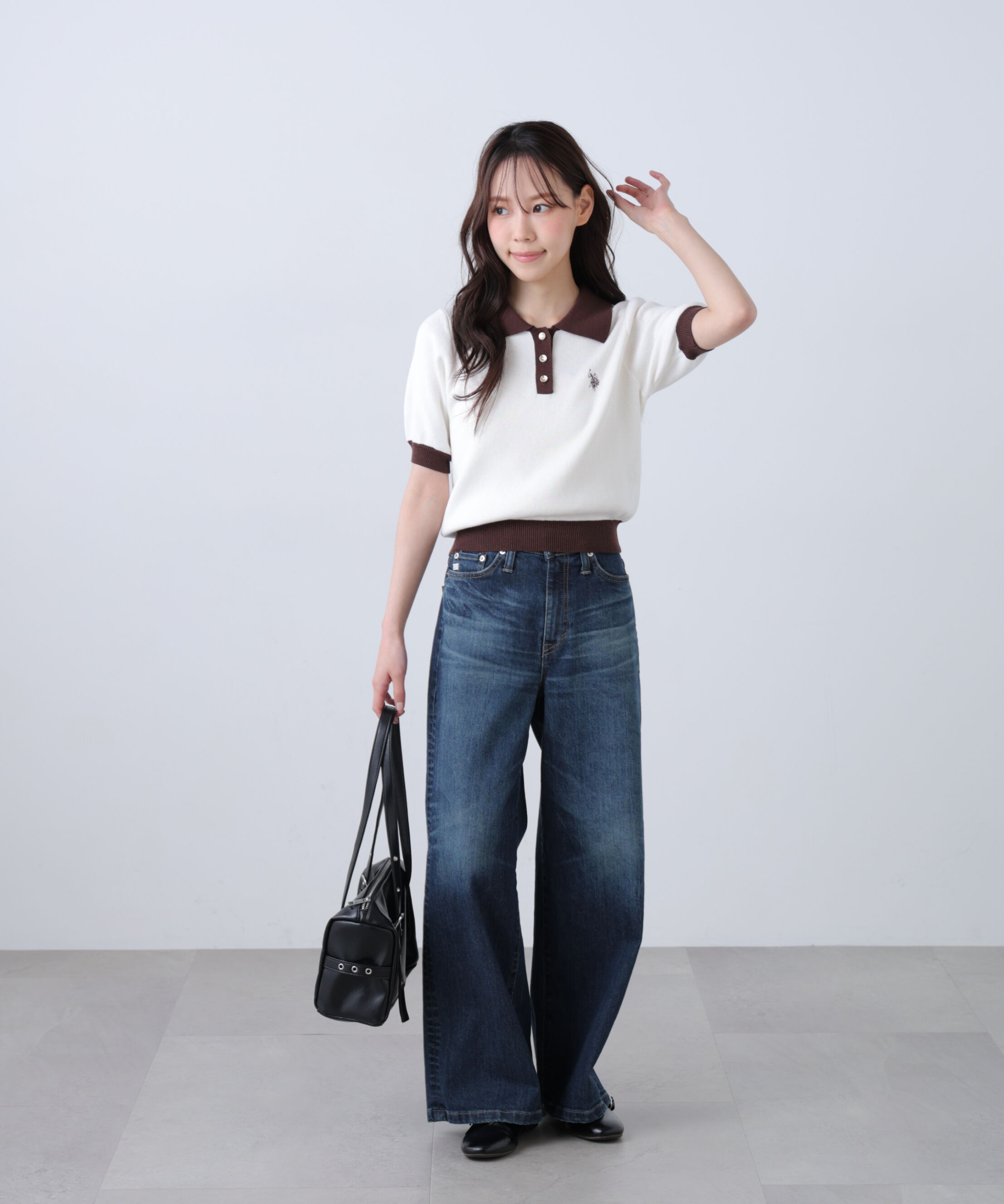  「〈SOMETHING〉LISAワイドデニムパンツ XS別注」|その他|