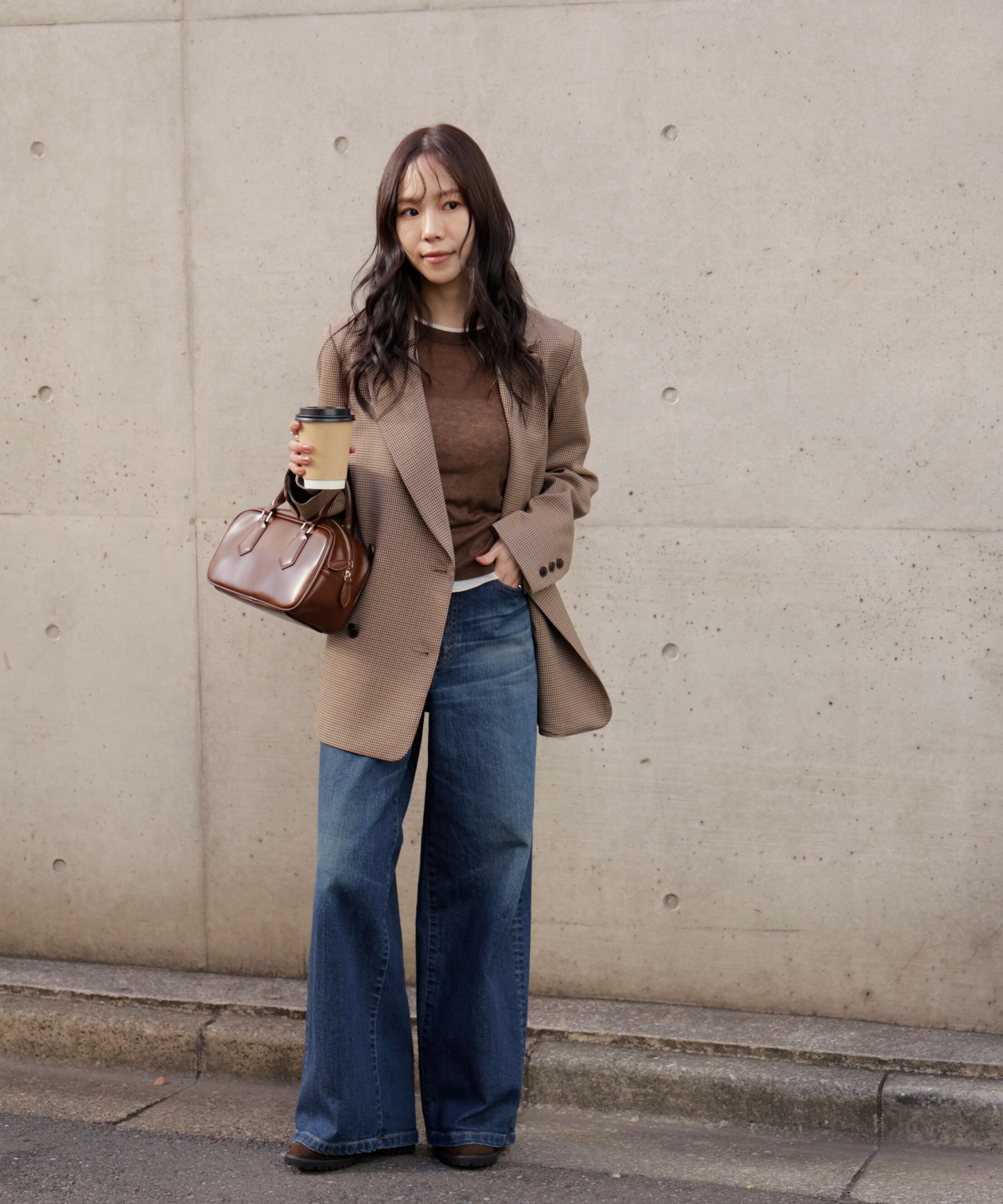  「〈SOMETHING〉LISAワイドデニムパンツ XS別注」|その他|