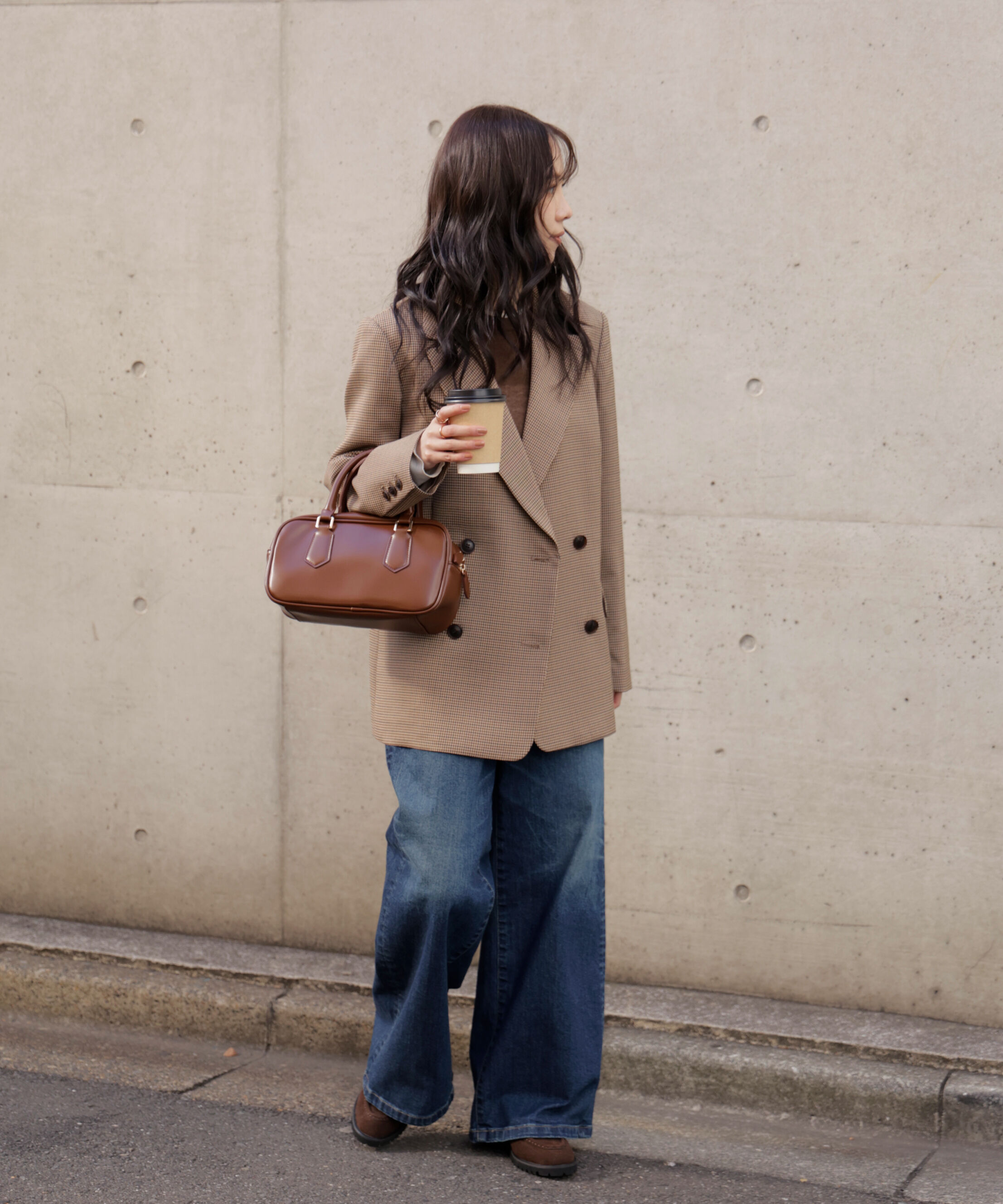  「〈SOMETHING〉LISAワイドデニムパンツ XS別注」|その他|