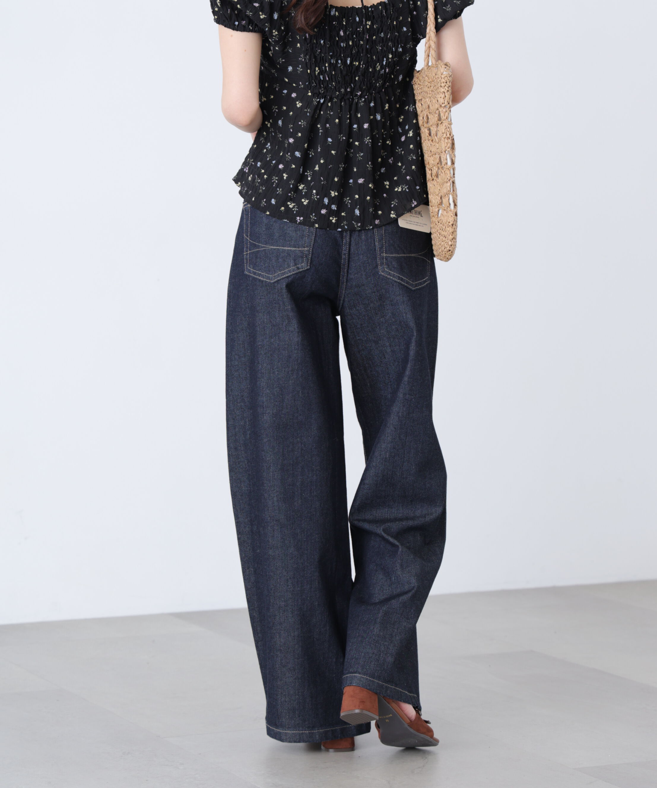  「〈SOMETHING〉LISAワイドデニムパンツ XS別注」|その他|