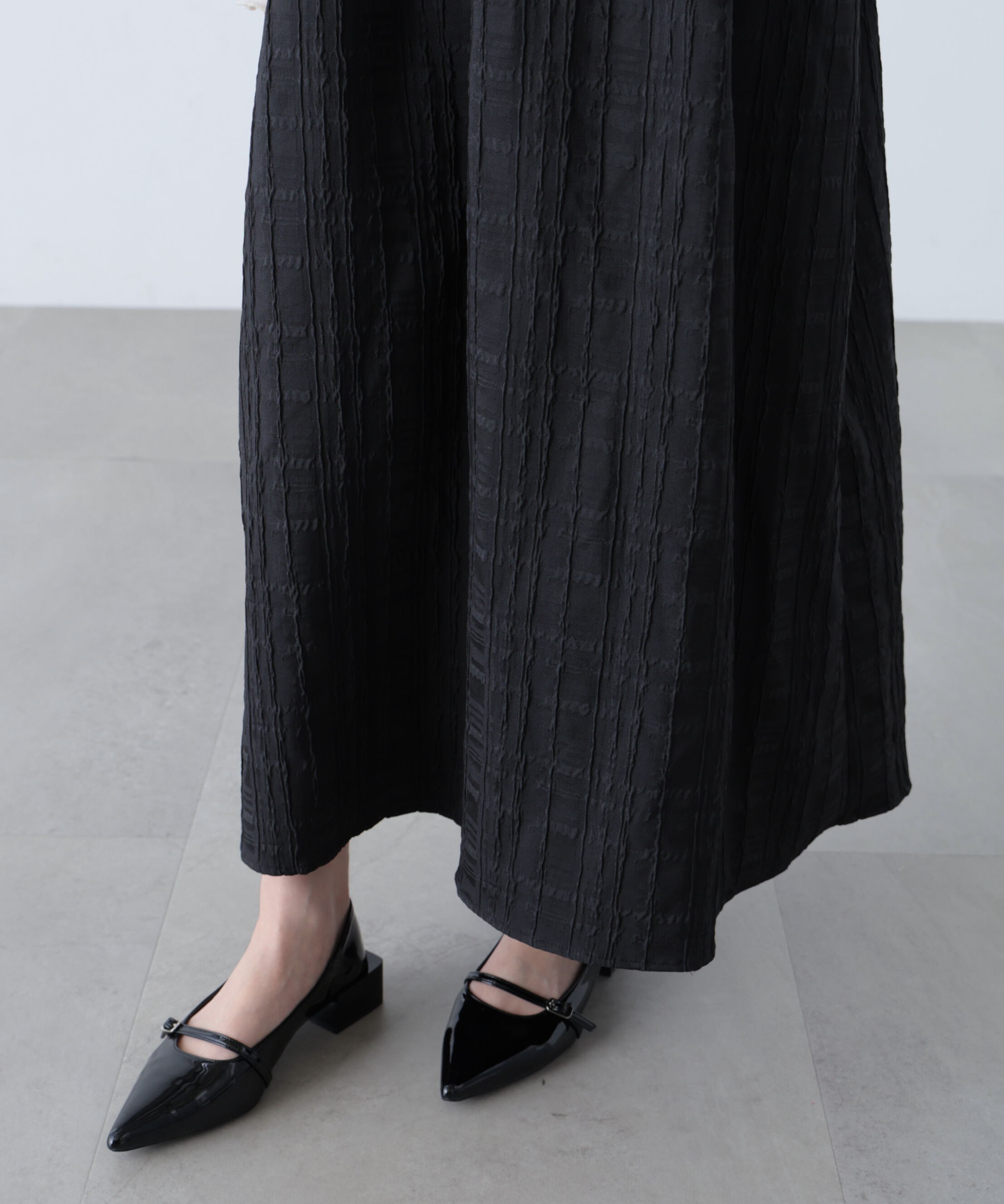  「チェックジャガードキャミワンピース」|ワンピース|