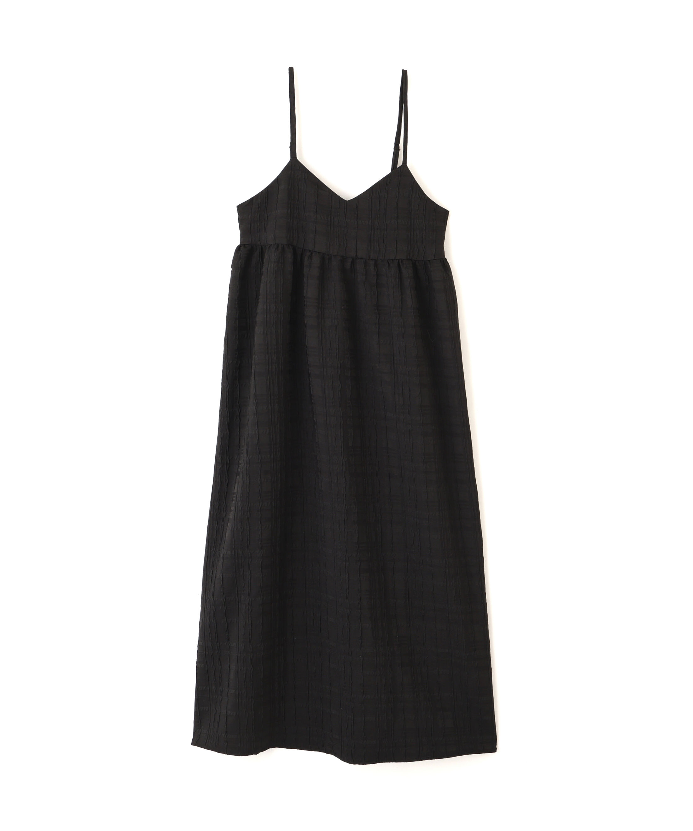  「チェックジャガードキャミワンピース」|ワンピース|