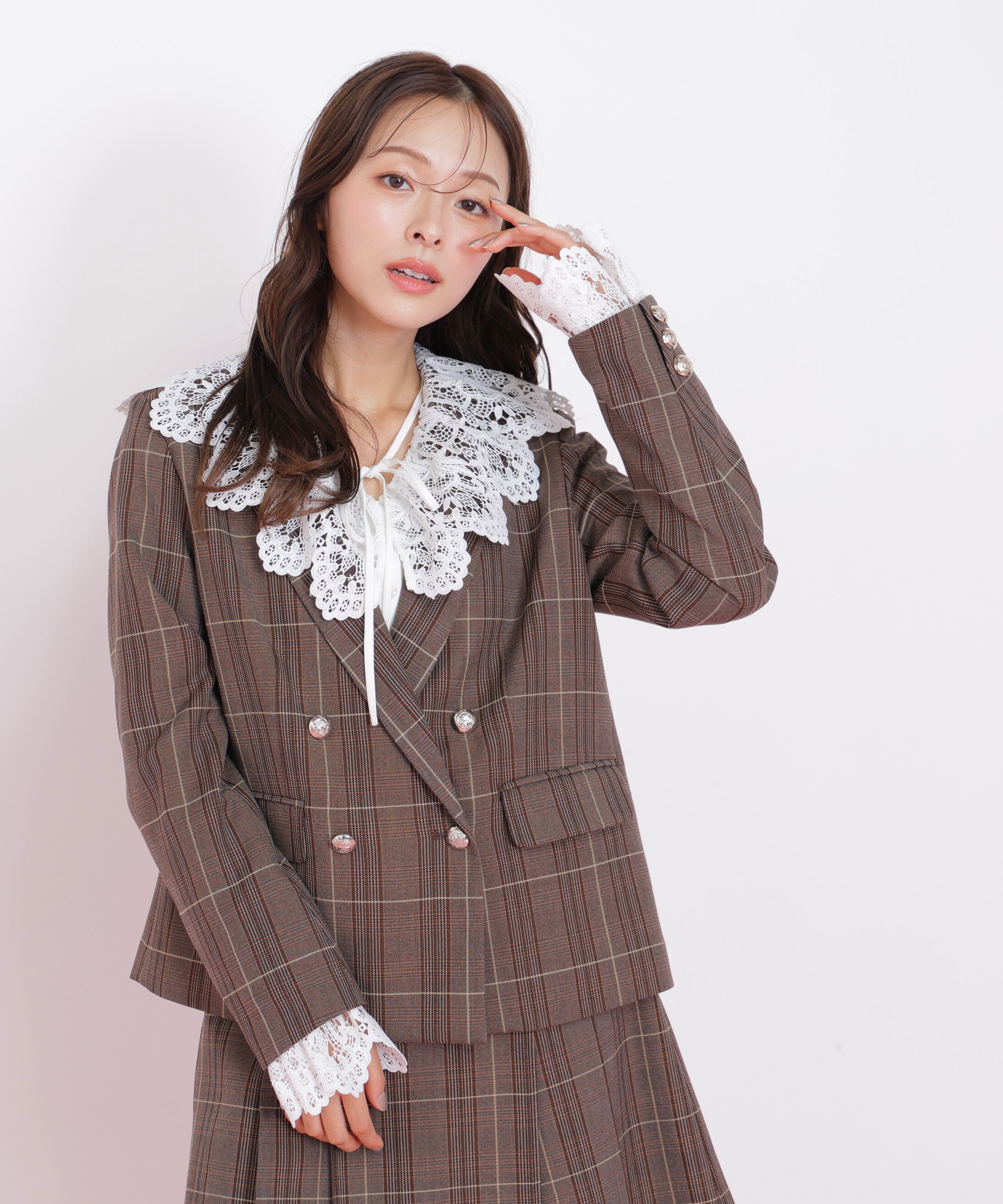  「レース衿ブラウス」|シャツ・ブラウス|