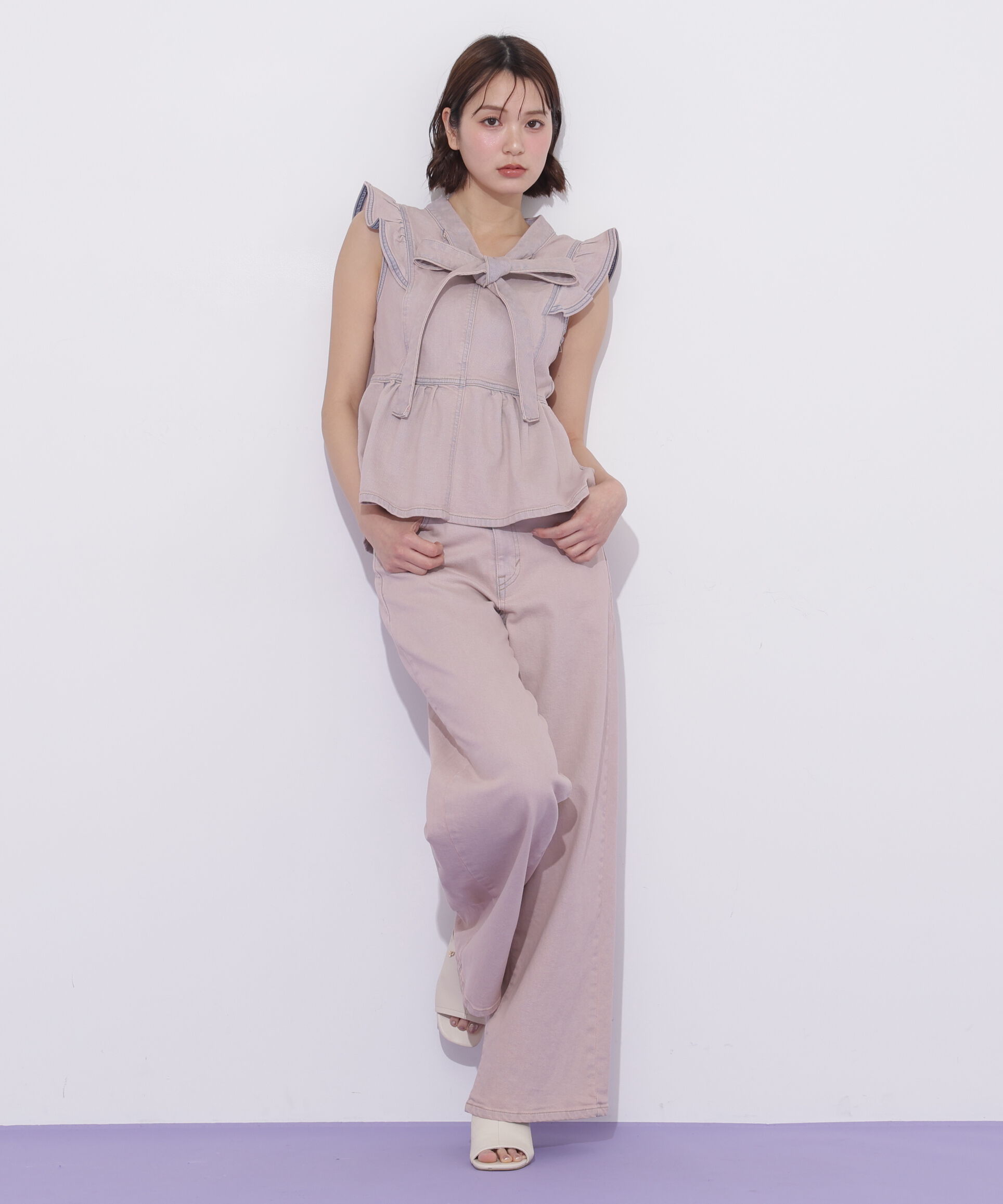  「SOMETHING 別注デニムビスチェ」|シャツ・ブラウス|