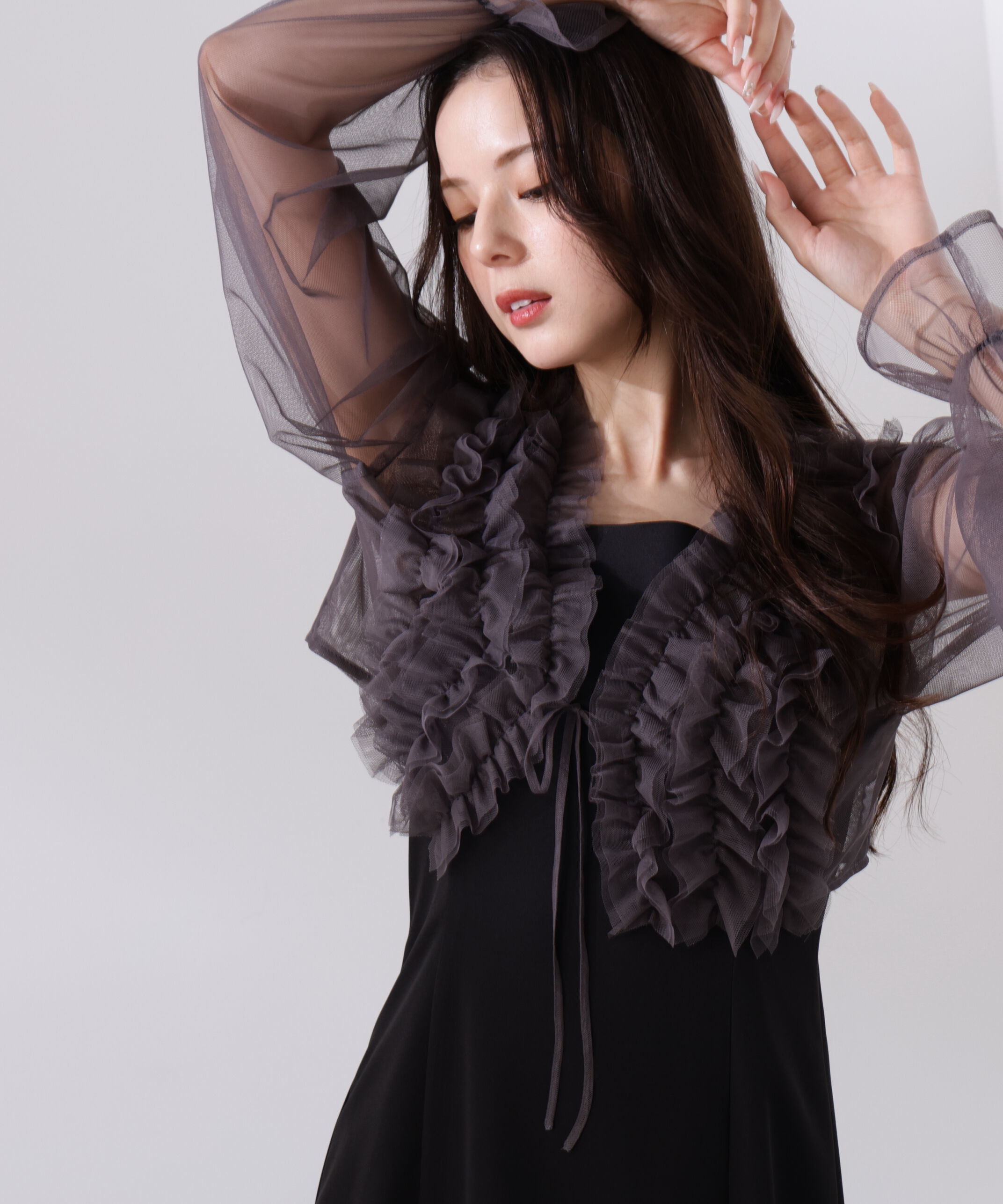 PROPORTION BODY DRESSING「＜L＞ラッフルボレロセットアップ　26SS」|ワンピース|