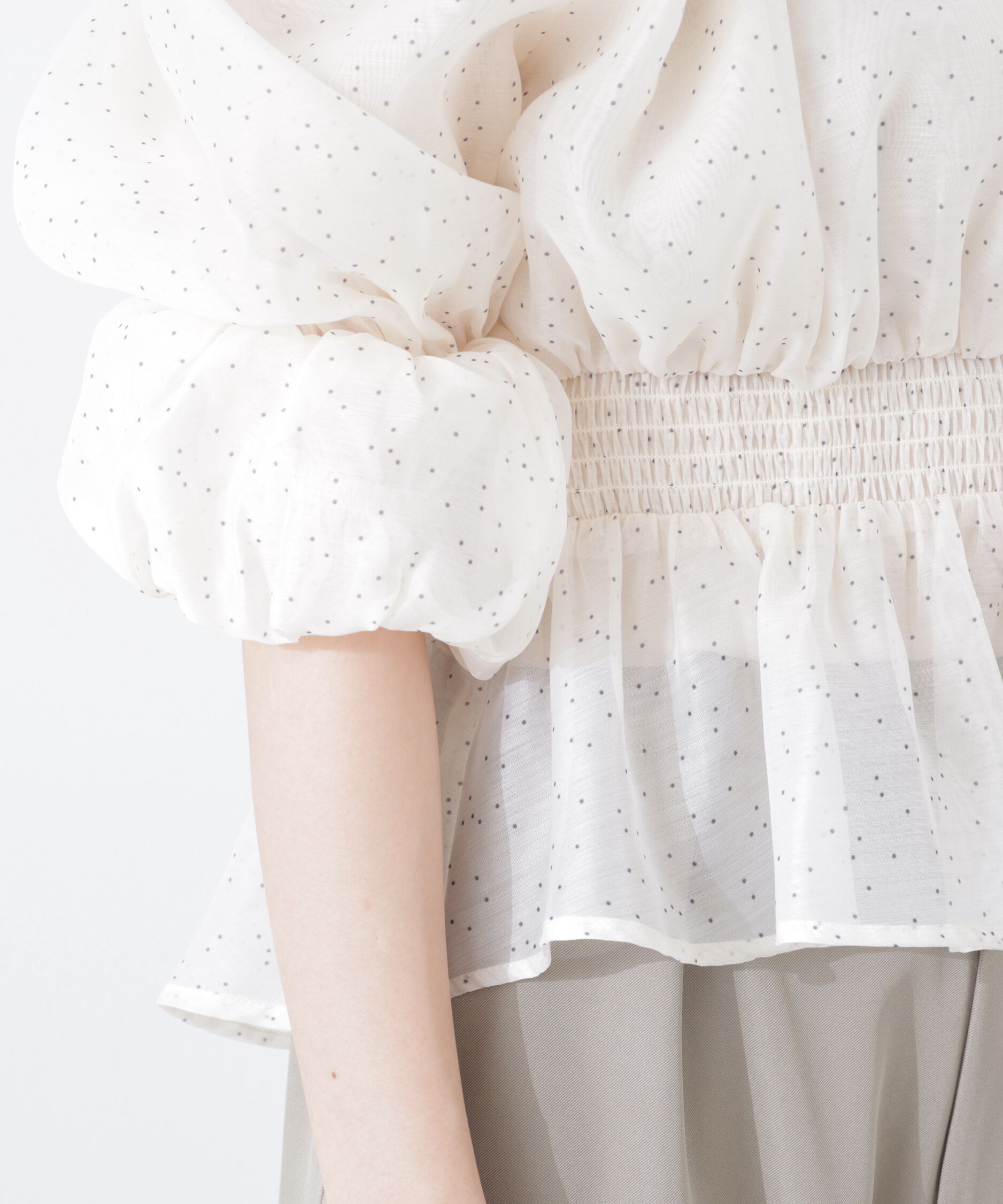 PROPORTION BODY DRESSING「2wayオフショルフィッシュテールブラウス　26SS」|シャツ・ブラウス|