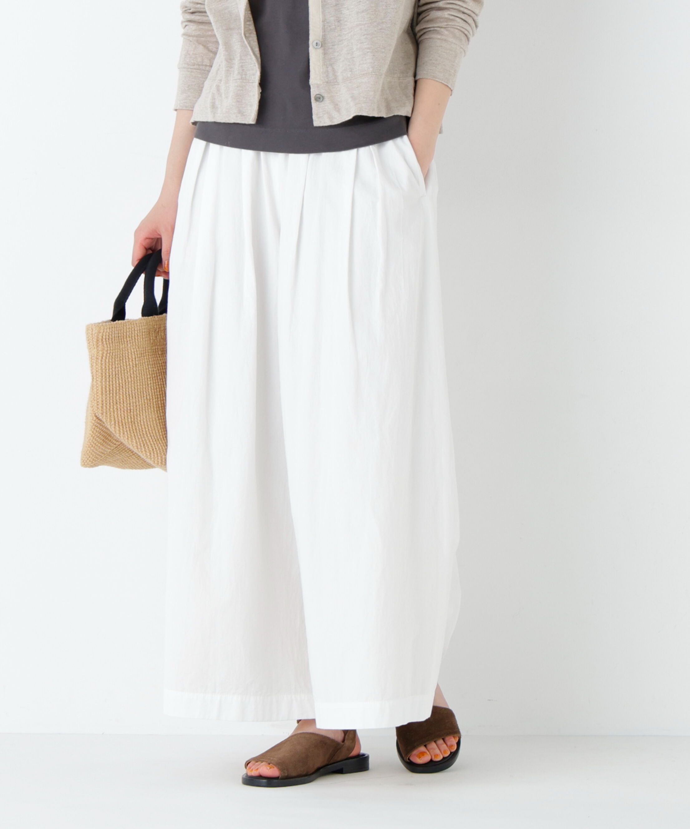  「タックスカーチョ」|スカート|ホワイト