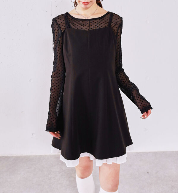 archives「裾レイヤードミニキャミワンピース」|ワンピース|