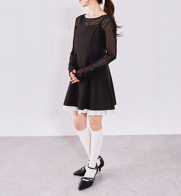 archives「裾レイヤードミニキャミワンピース」|ワンピース|