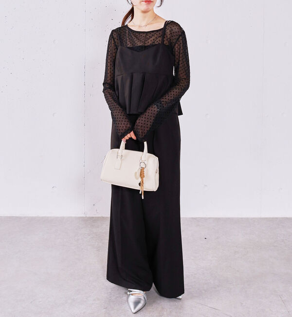 archives「【ＯＮかわ】プリーツペプラムビスチェ&times;スラックスＳＥＴ」|ワンピース|