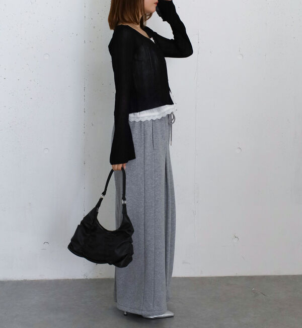 archives「コンパクトシアーＣＤ&times;コットンレースタックキャミＳＥＴ」|カーディガン|