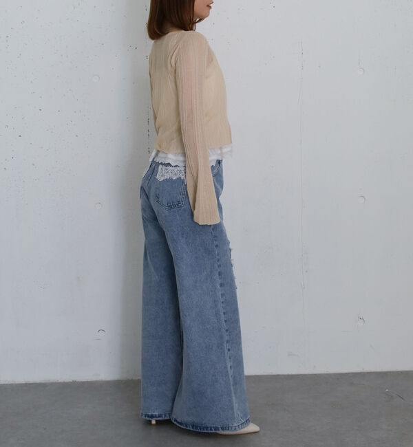 archives「コンパクトシアーＣＤ&times;コットンレースタックキャミＳＥＴ」|カーディガン|