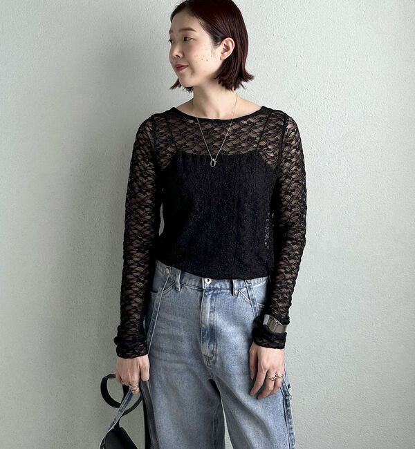 Doux archives「ストレッチレーストップス／」|Tシャツ・カットソー|