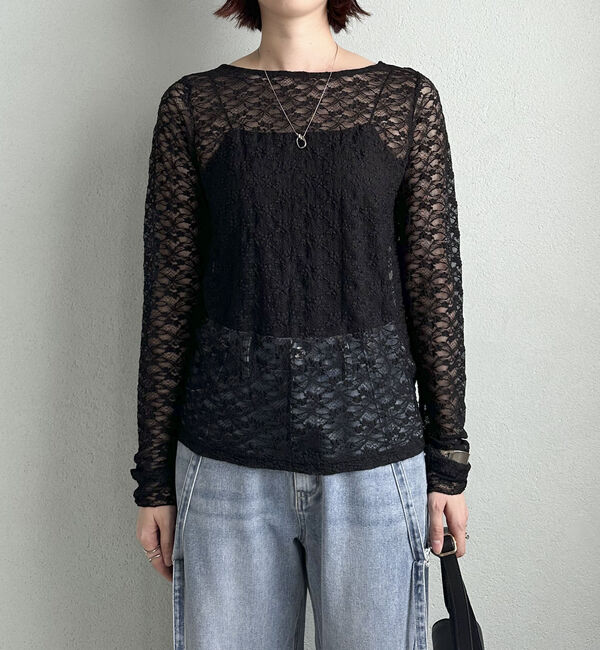 Doux archives「ストレッチレーストップス／」|Tシャツ・カットソー|