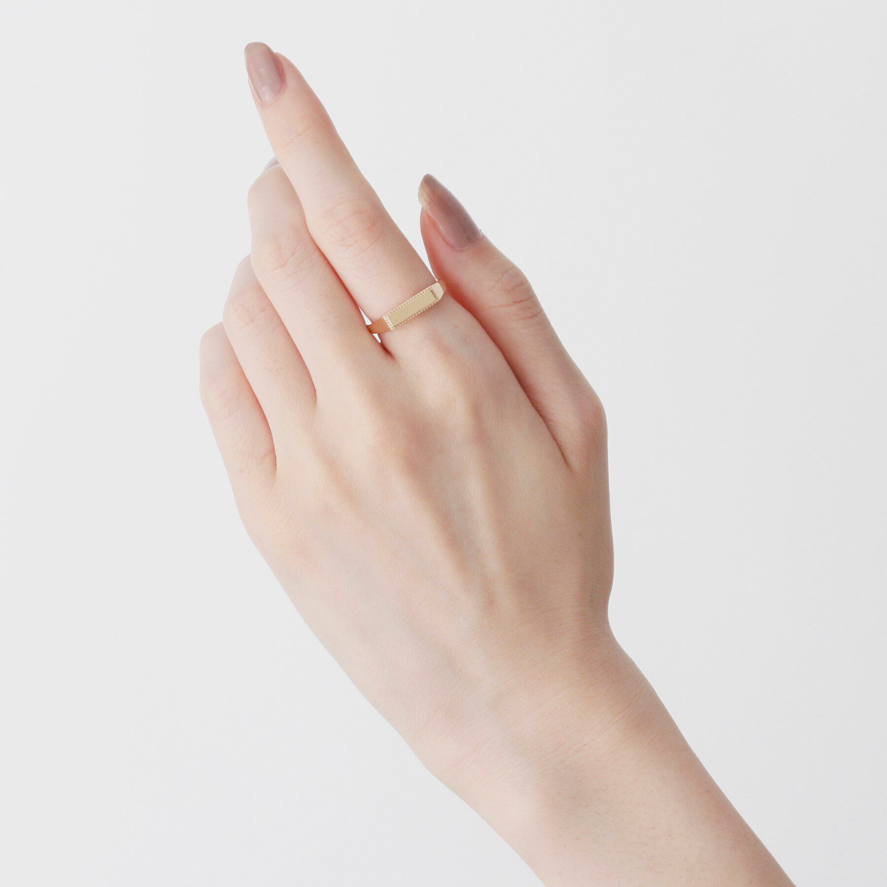 COCOSHNIK「K10シグネットミル リング」|リング|