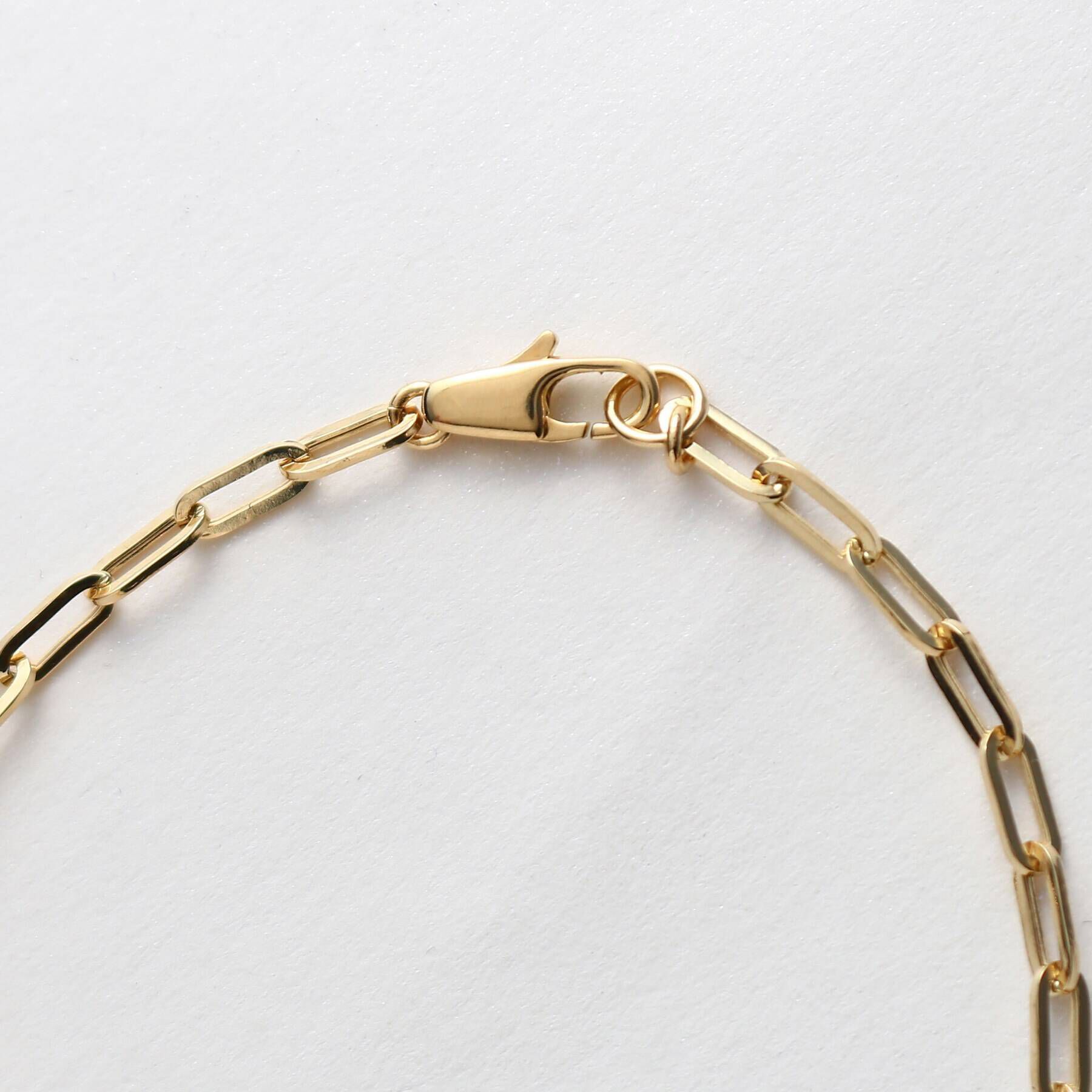 COCOSHNIK「K18中空プリムケーブルチェーン ブレスレット太」|ブレスレット・バングル|