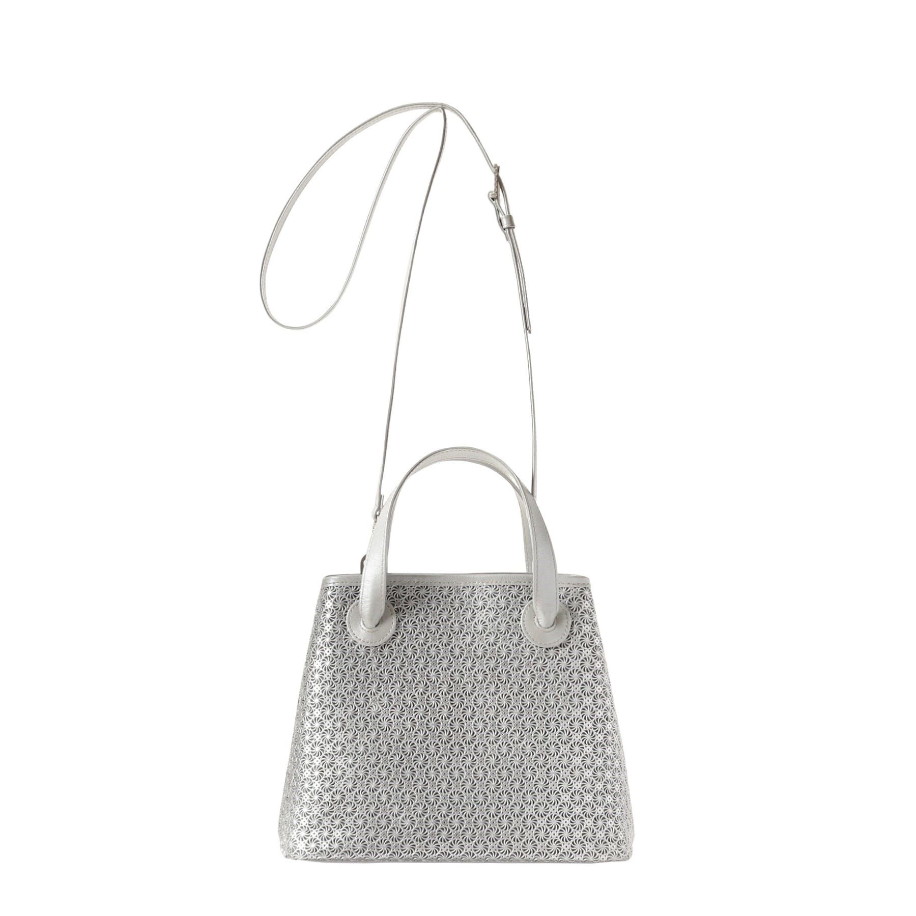 HIROKO HAYASHI「GIRASOLE（ジラソーレ）2wayショルダーバッグ」|ハンドバッグ|シルバー(152)