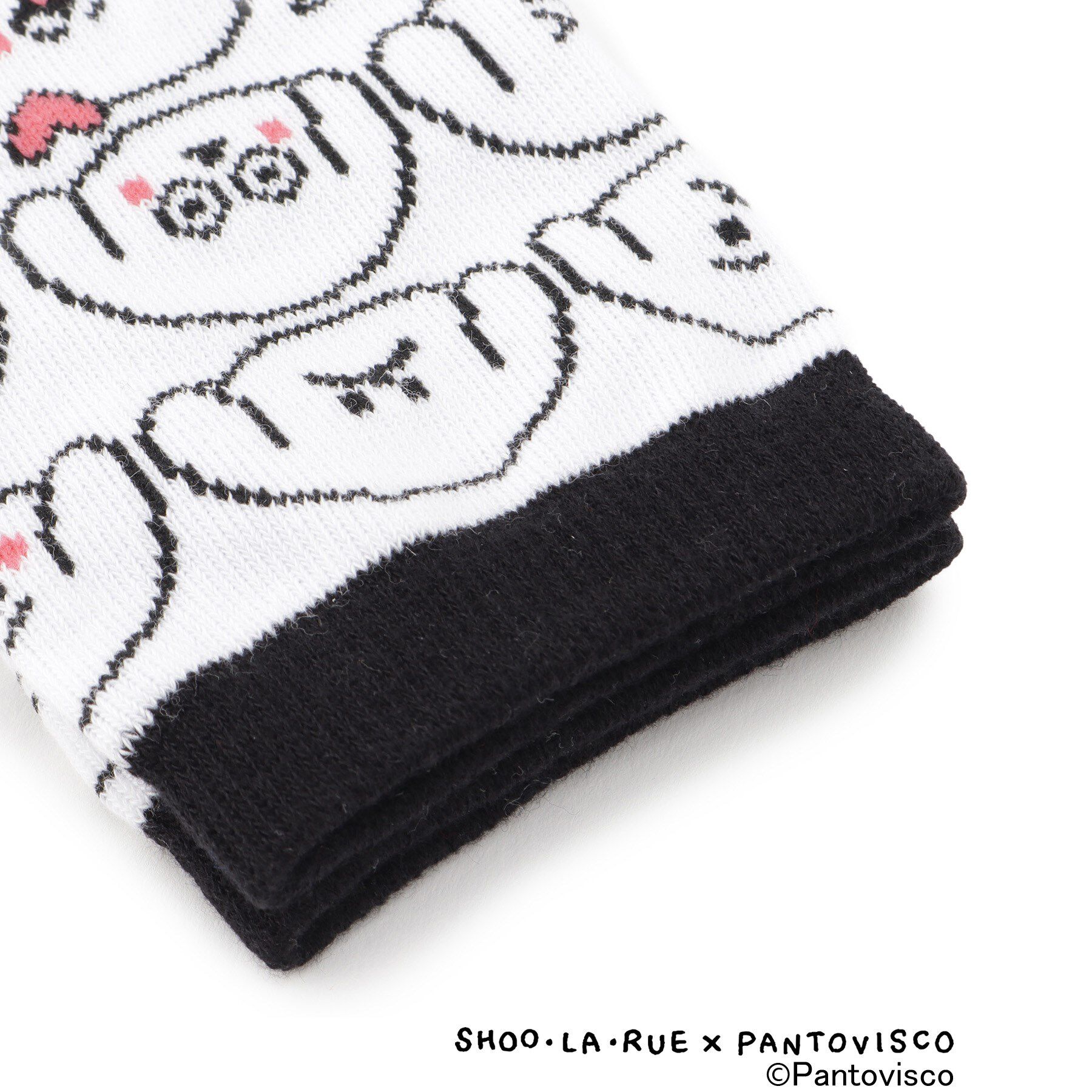 SHOO･LA･RUE「【パントビスコ／ぺろち】刺繍・ジャカード アソートソックス」|ソックス|