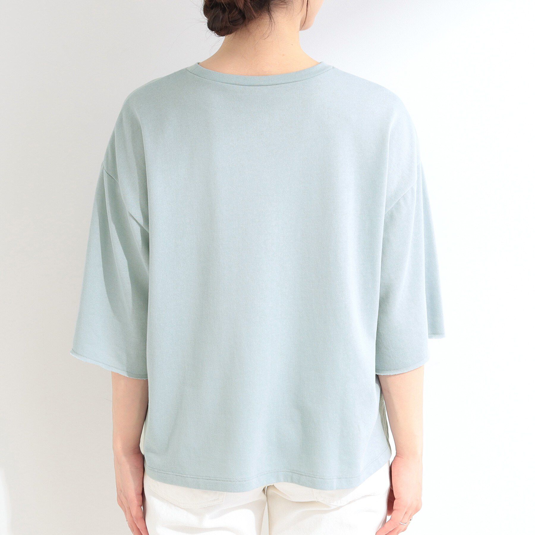 SHOO･LA･RUE「シアー裏毛 プリントアソート5分袖Tシャツ」|Tシャツ・カットソー|