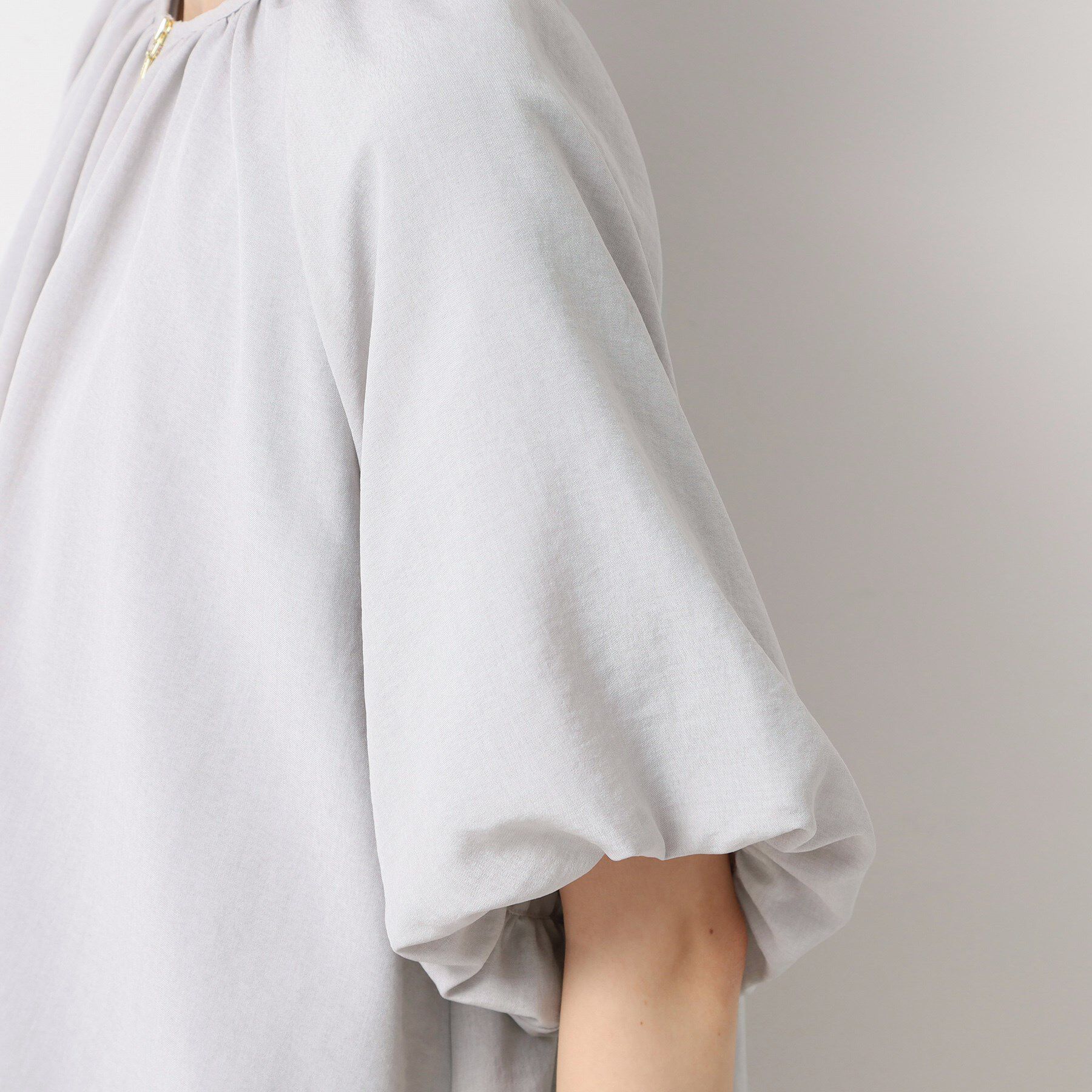 Dessin「【洗える】ドローコード付きバルーン袖ブルゾン」|ブルゾン・スタジャン|