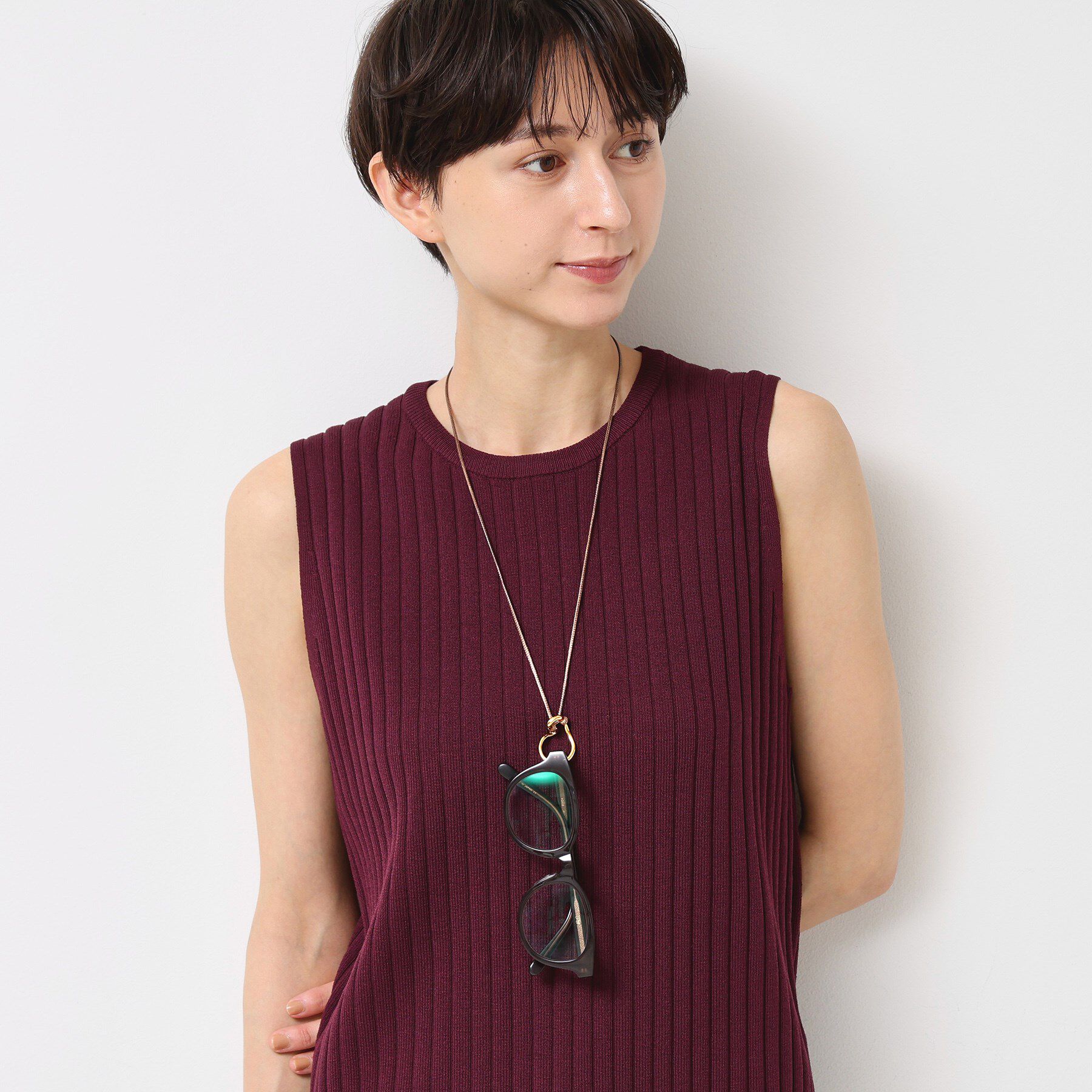 Dessin「メタルフレームコードネックレス」|ネックレス|