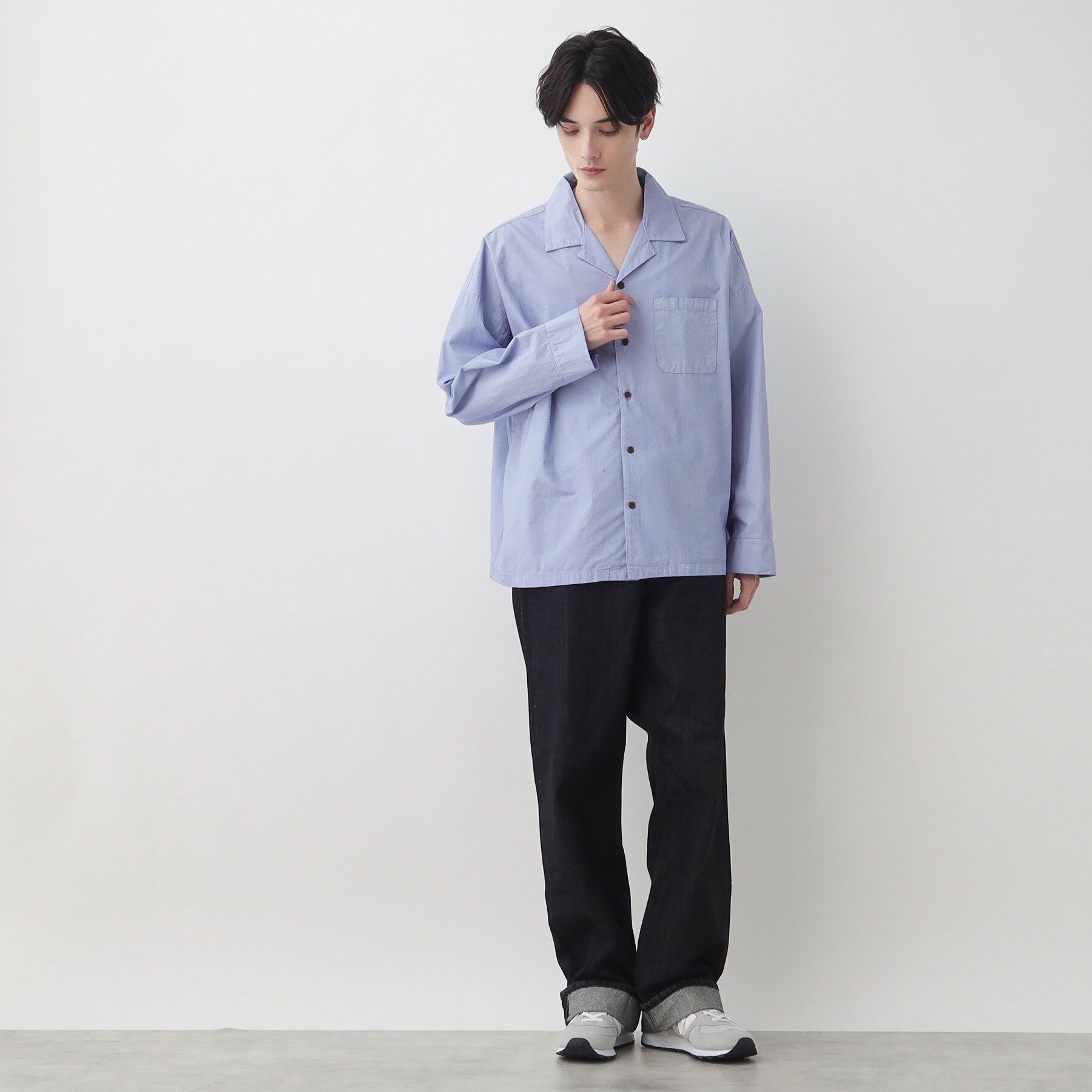 Dessin「【洗える】ピグメントコットンシャツ」|シャツ・ブラウス|