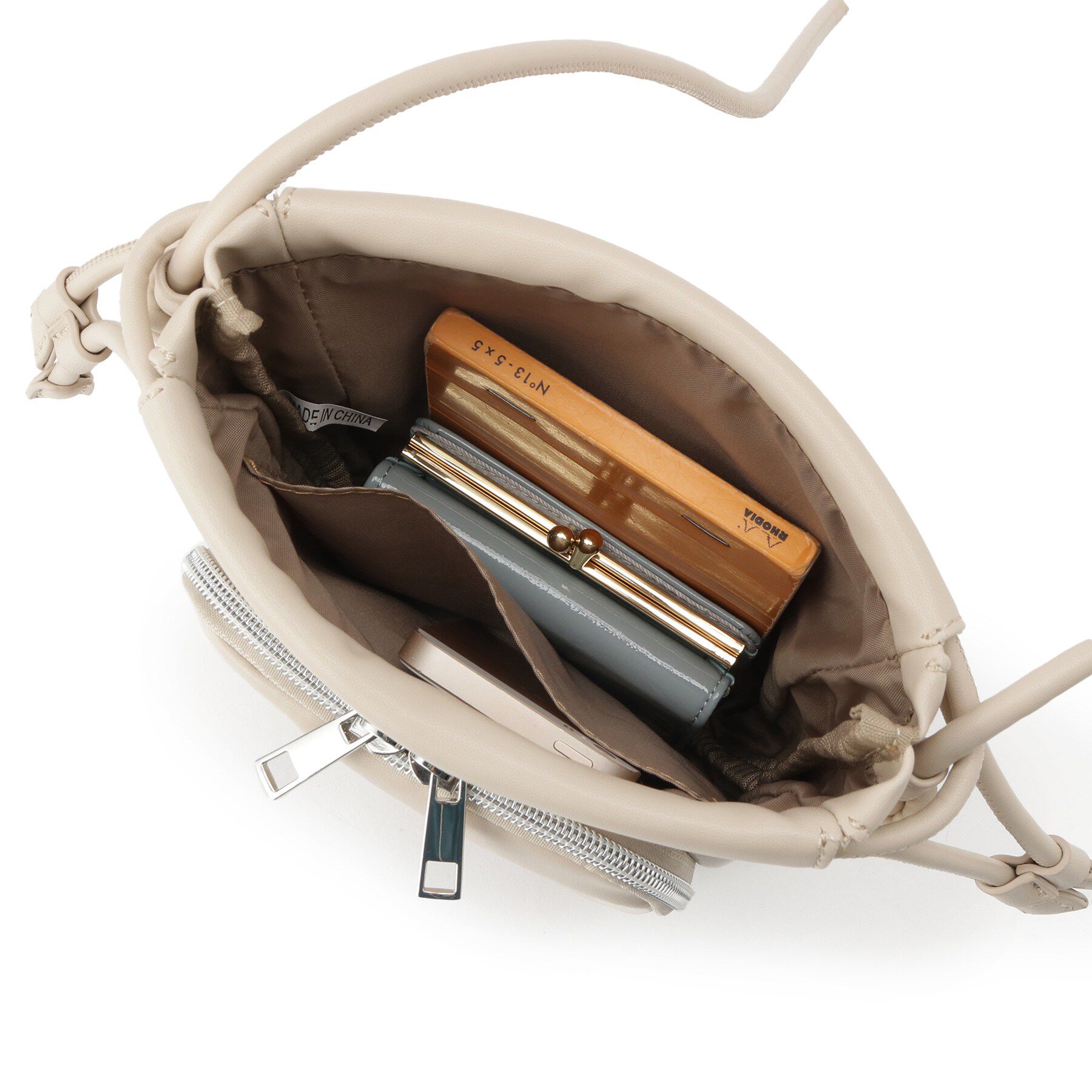 ITS&rsquo;DEMO「ポーチ付き巾着ミニショルダー」|ショルダー・メッセンジャー|