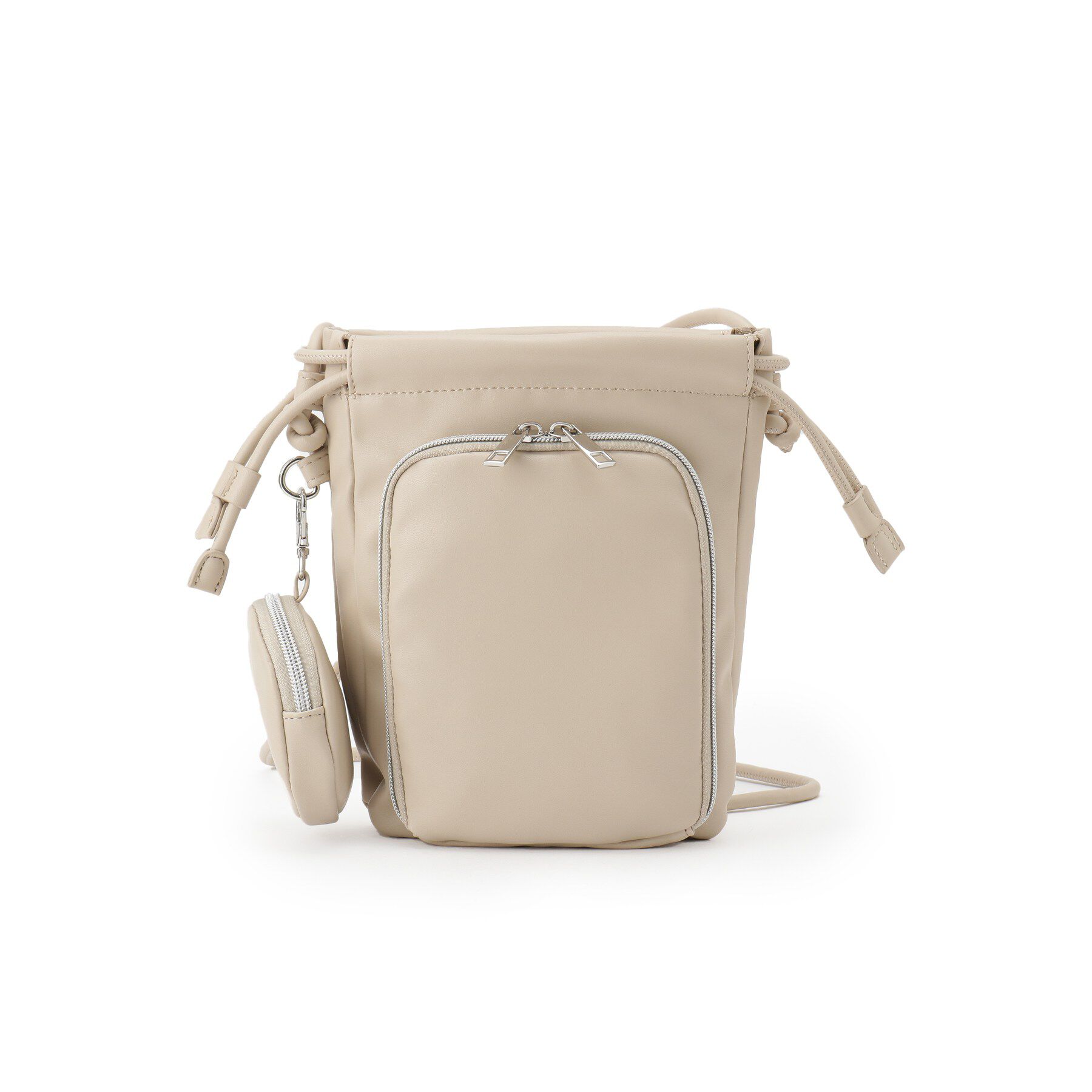 ITS&rsquo;DEMO「ポーチ付き巾着ミニショルダー」|ショルダー・メッセンジャー|