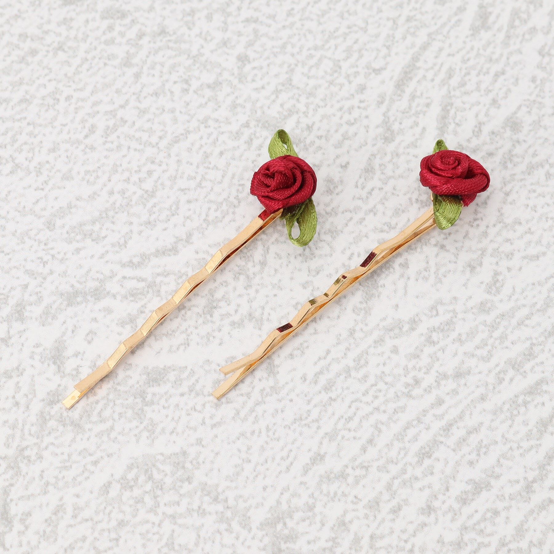 Grandedge「ガーリー系 フェミニン系 バラ ヘアピン」|その他|