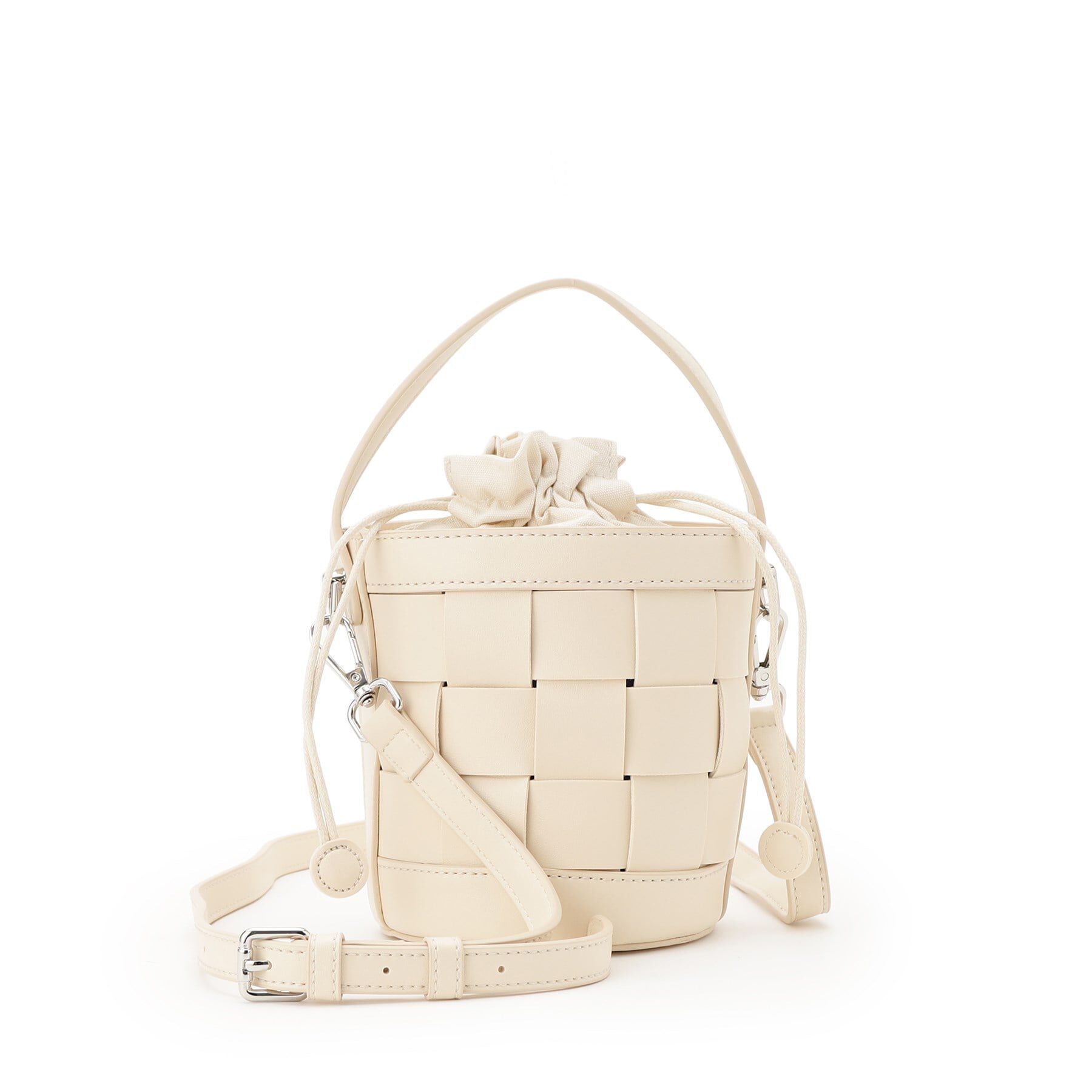 Ober Tashe「バケツ型バッグ」|ショルダー・メッセンジャー|アイボリー(004)