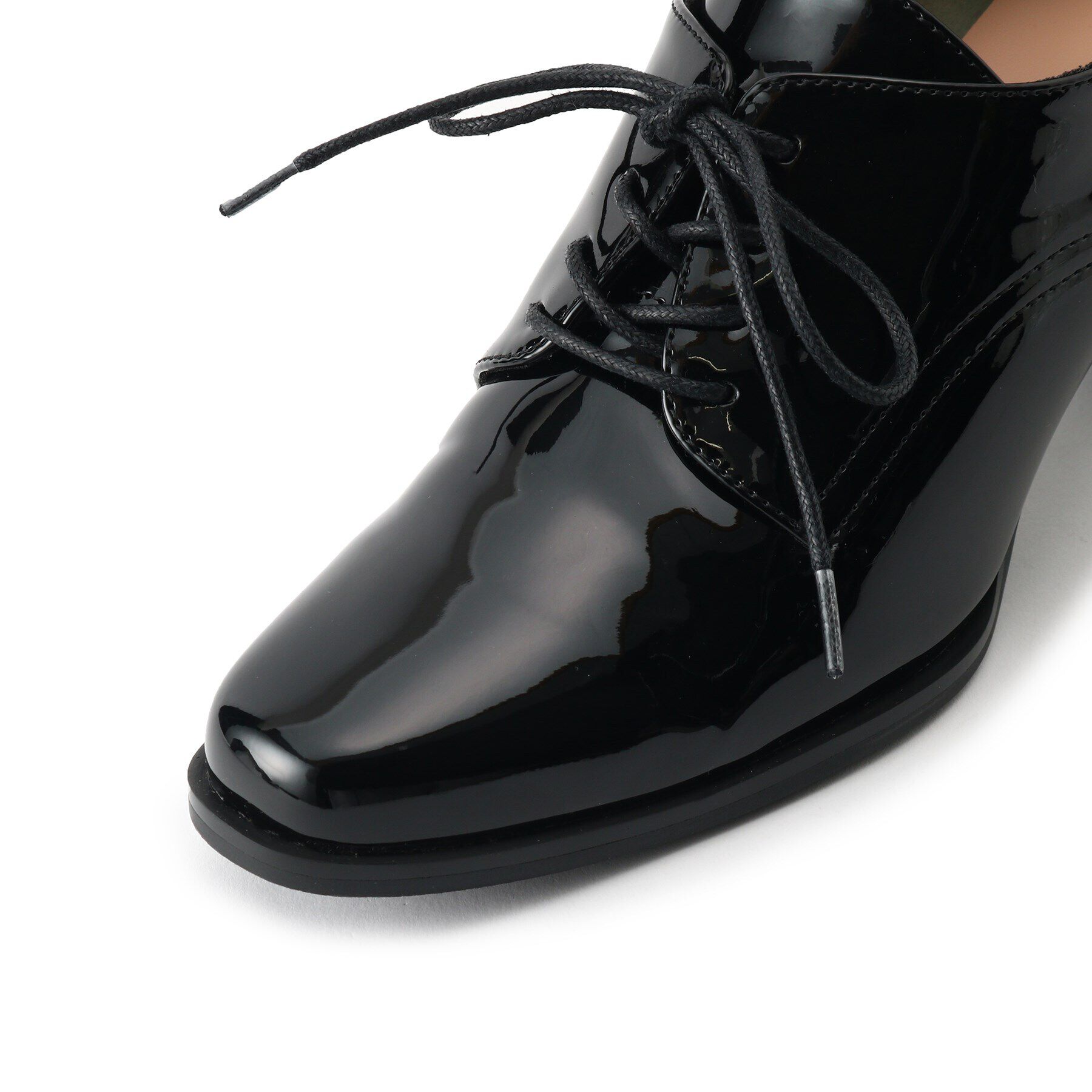 ESPERANZA「レースアップヒールパンプス/晴雨兼用」|パンプス|