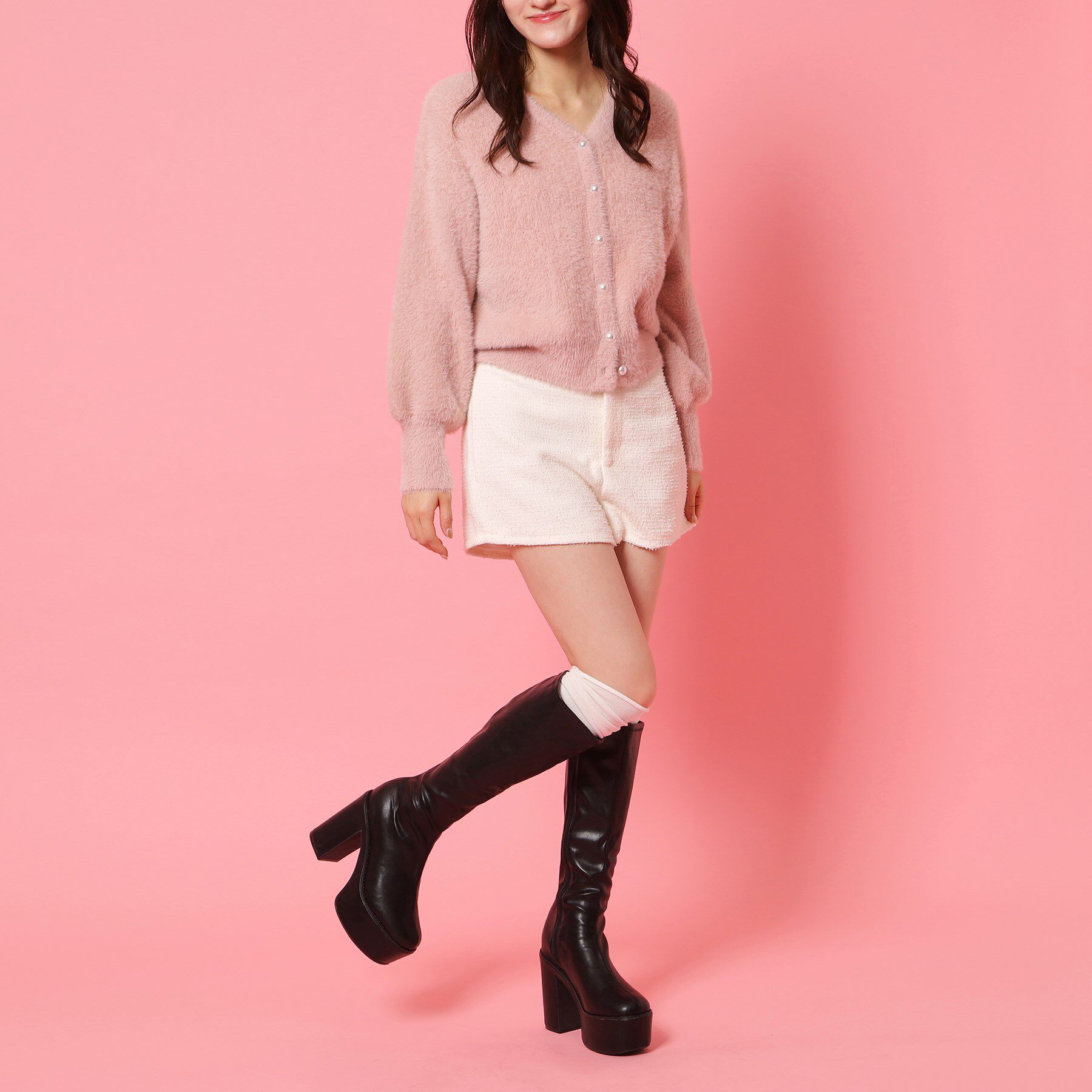 csT&P「厚底プレーンブーツ」|ショートブーツ|