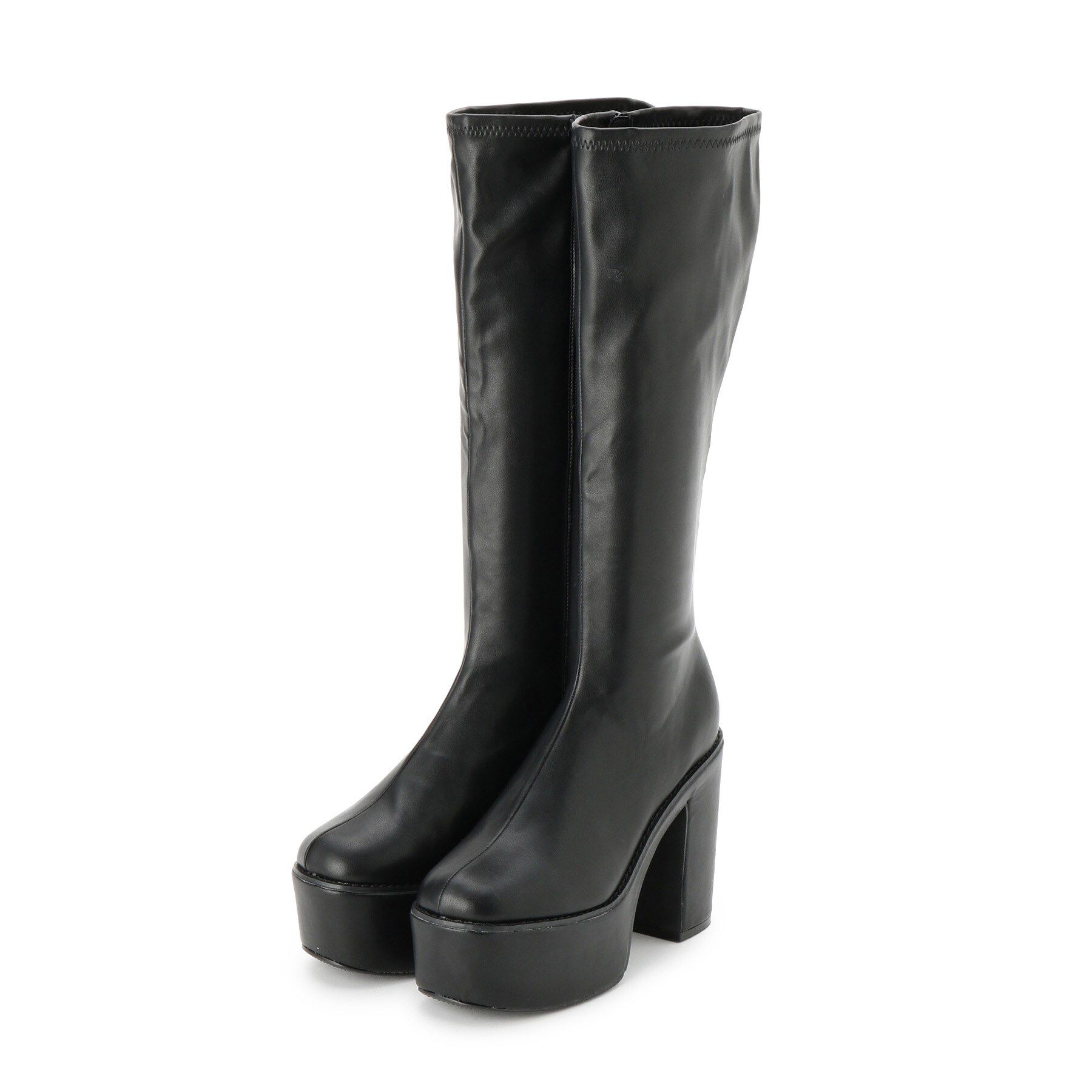 csT&P「厚底プレーンブーツ」|ショートブーツ|