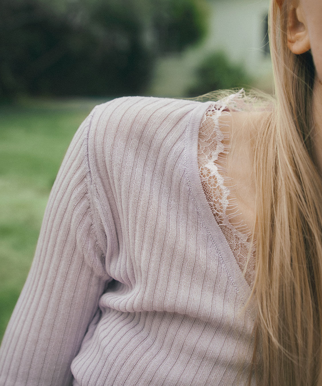 COCO DEAL「シアーリブレースカーディガン」|カーディガン|