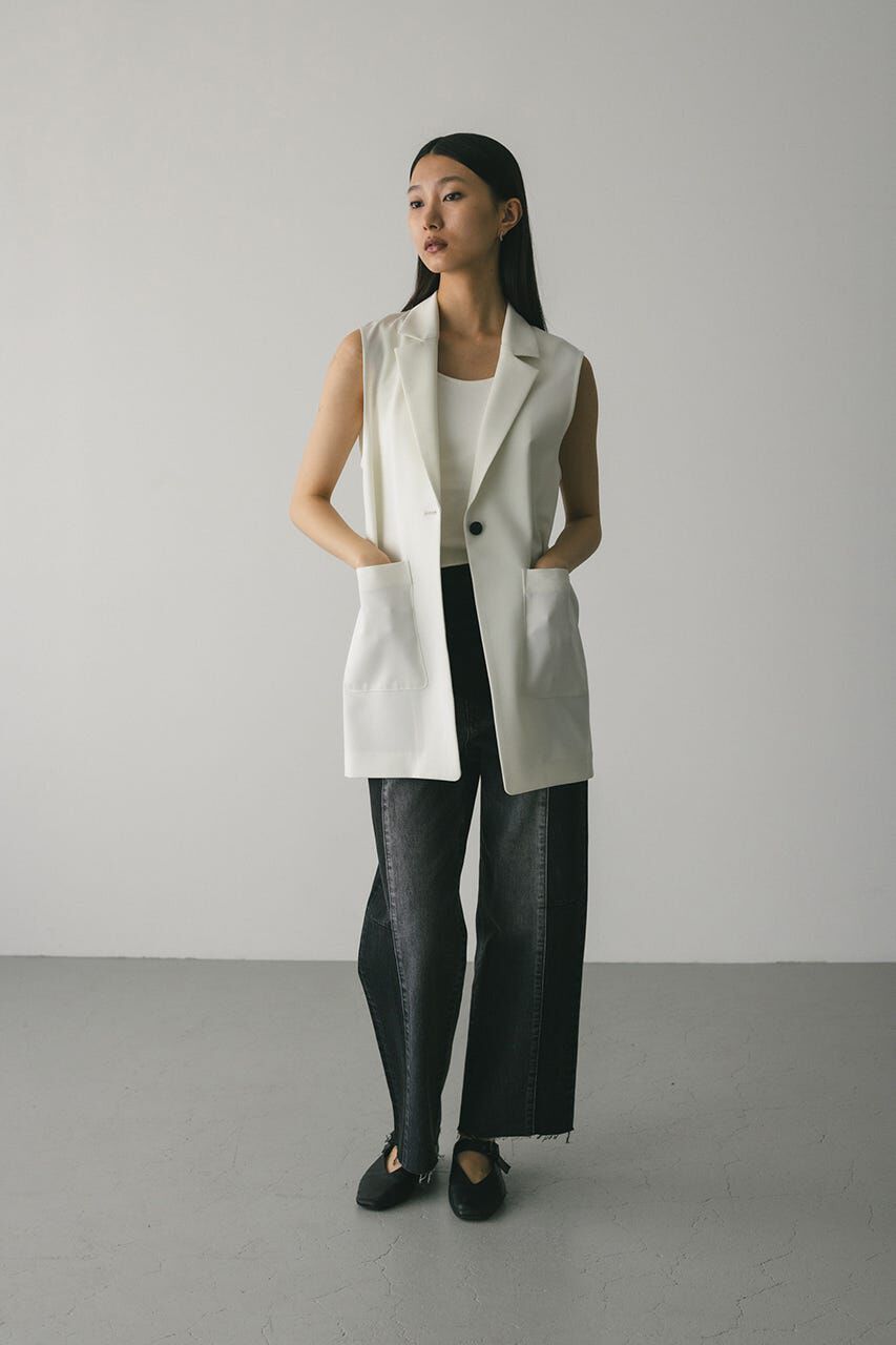 STYLEMIXER「ワンボタンルーズベスト」|ダウンベスト・ベスト|