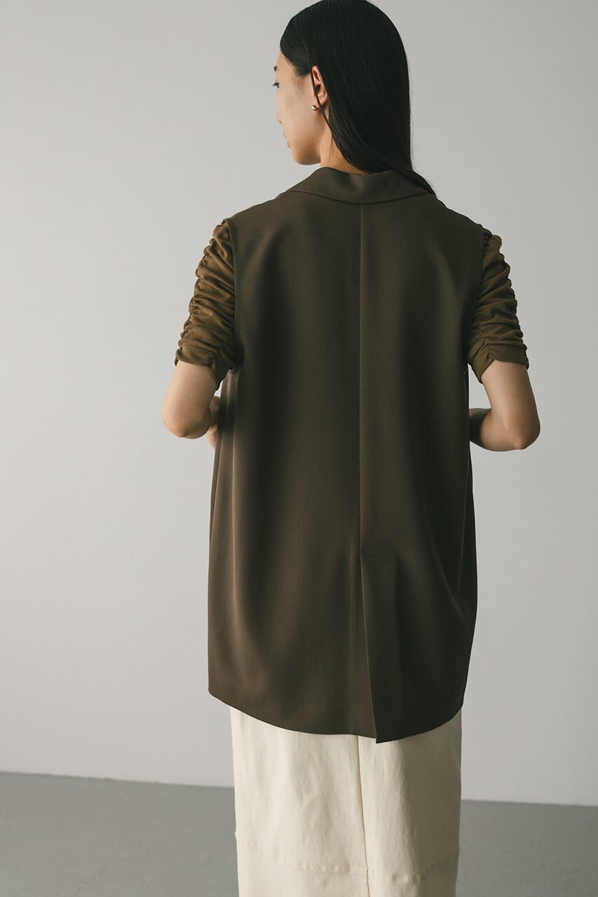 STYLEMIXER「ワンボタンルーズベスト」|ダウンベスト・ベスト|