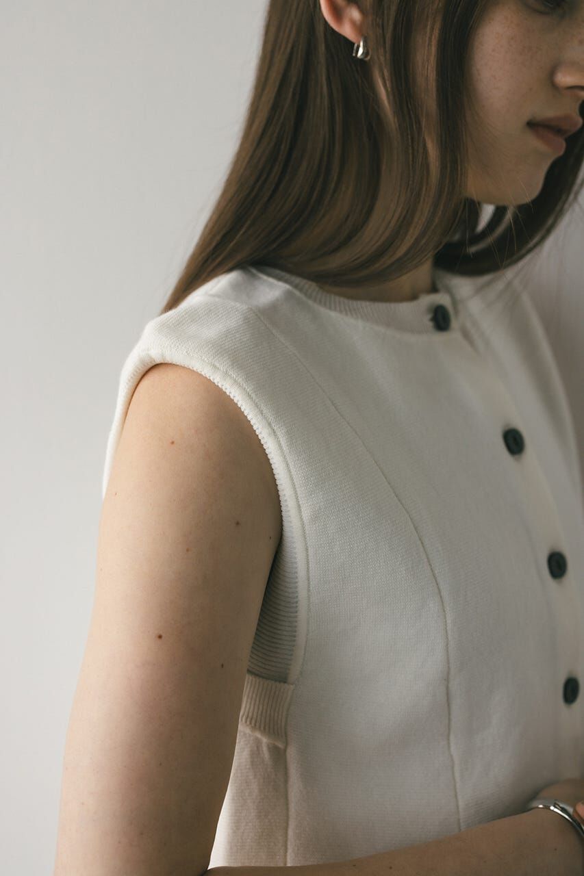 STYLEMIXER「ドライニットフレアベスト」|タンクトップ|