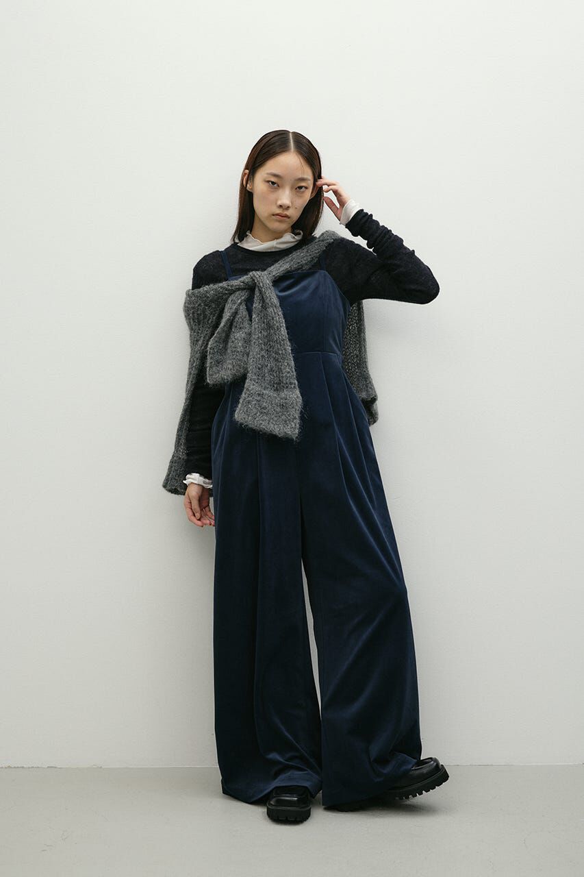 STYLEMIXER「ワイドタックベロアロンパース」|その他|