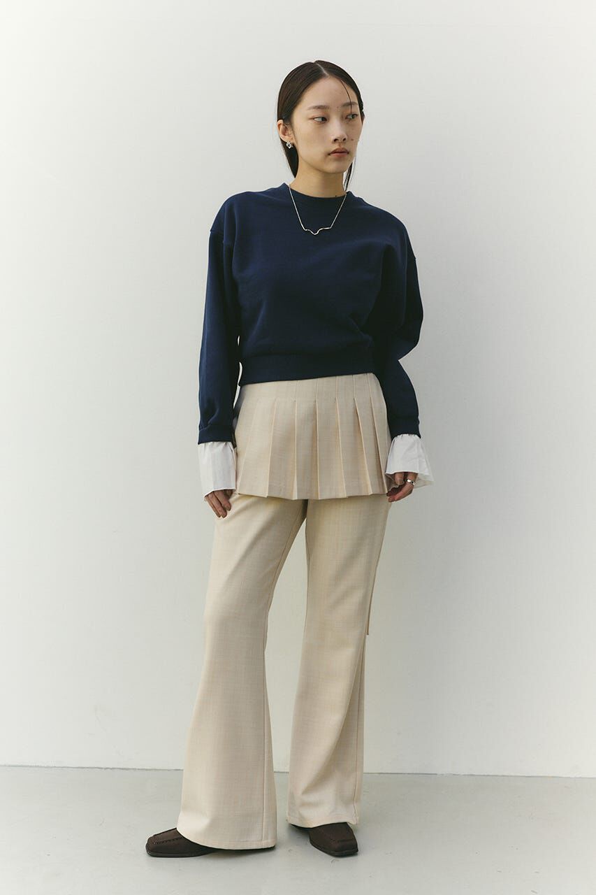 STYLEMIXER「フリルカフスウェットトップ」|Tシャツ・カットソー|