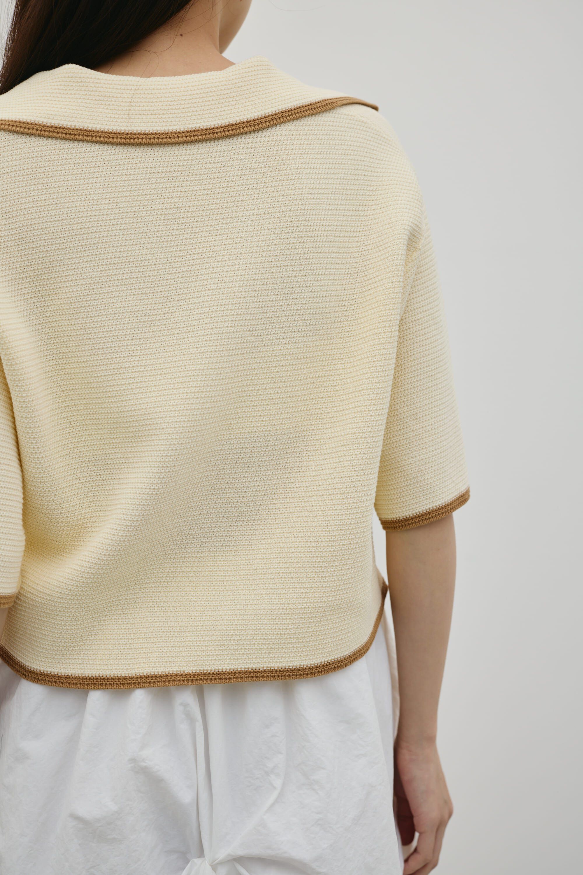 STYLEMIXER「スキッパーニットポロ」|ニット・セーター|