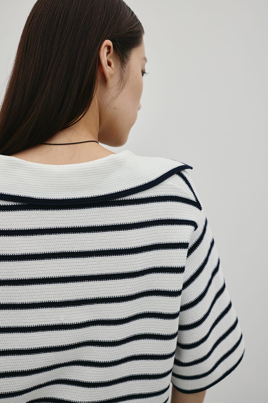 STYLEMIXER「スキッパーニットポロ」|ニット・セーター|