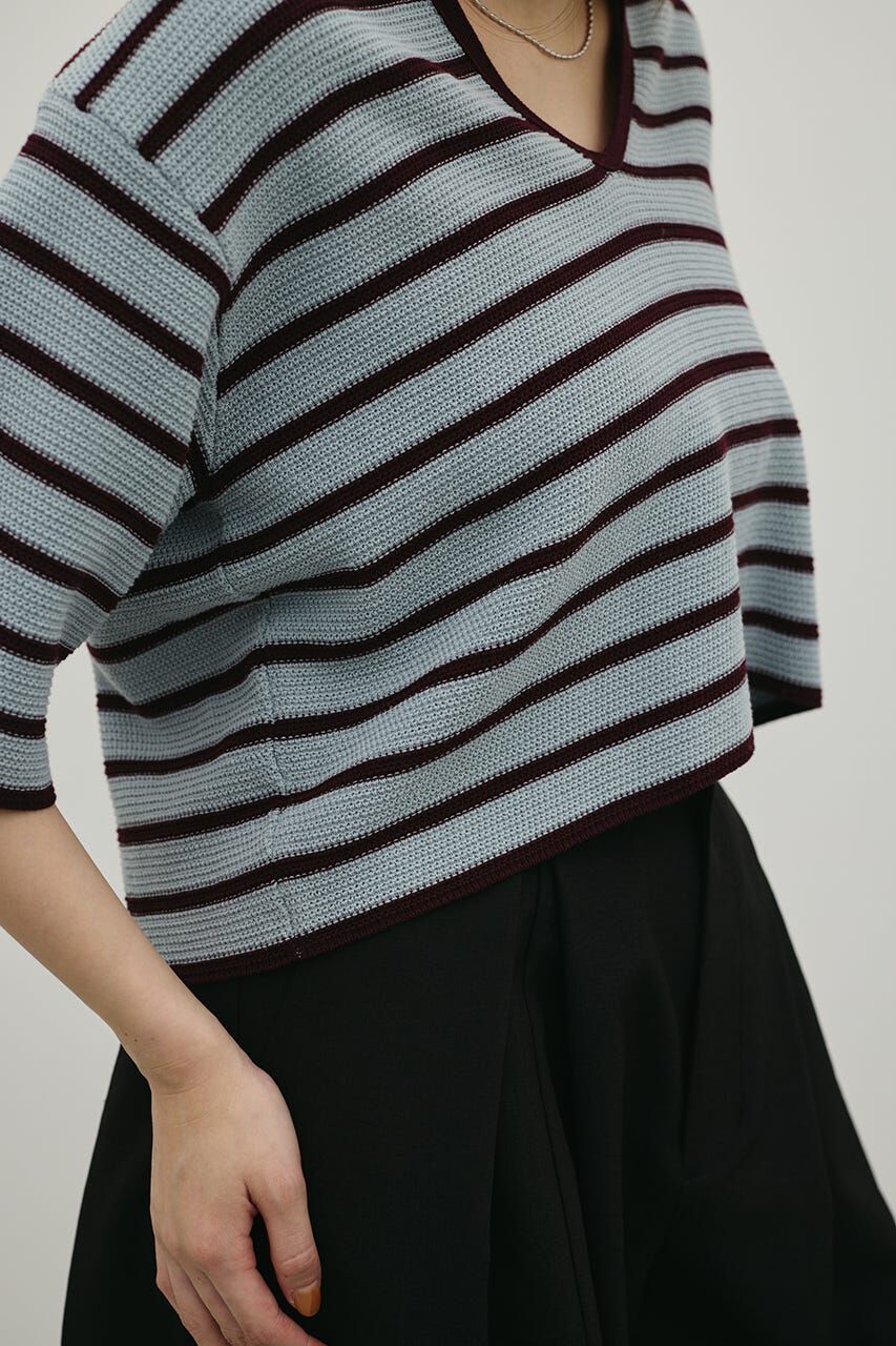 STYLEMIXER「スキッパーニットポロ」|ニット・セーター|